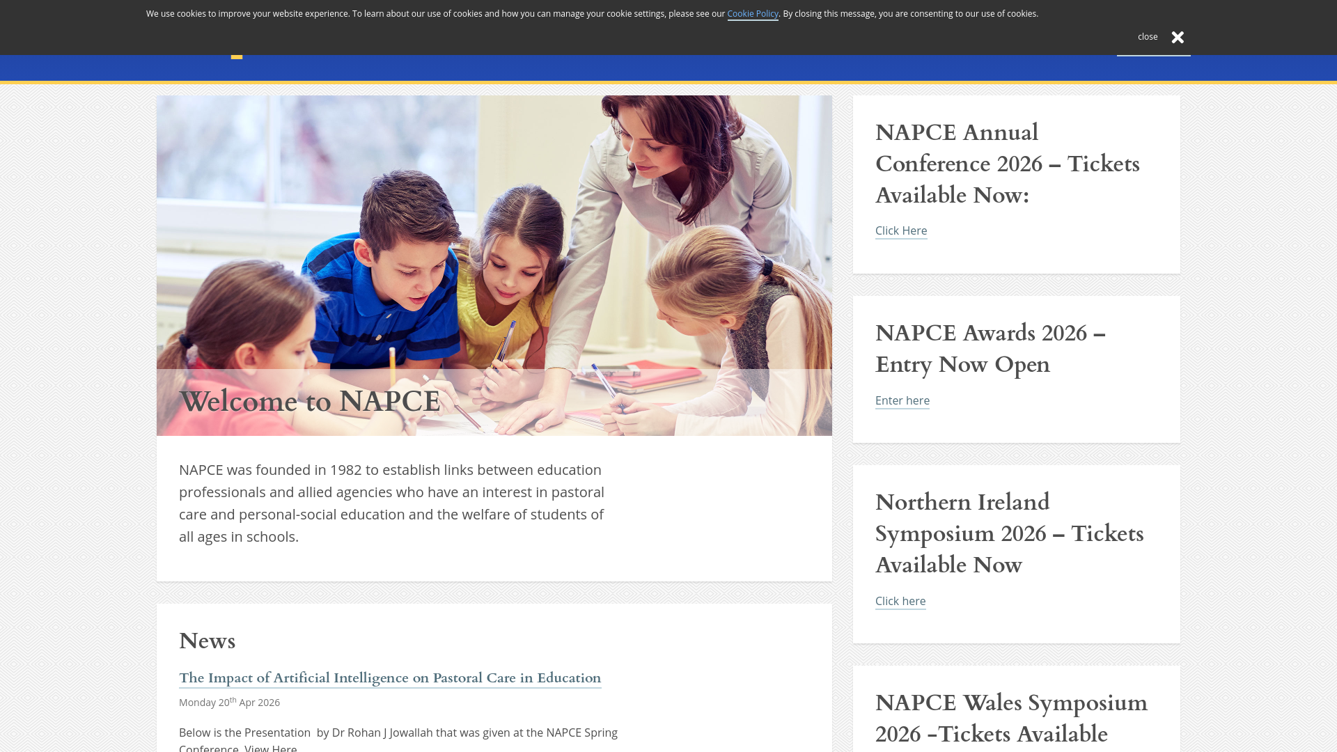 Website screenshot