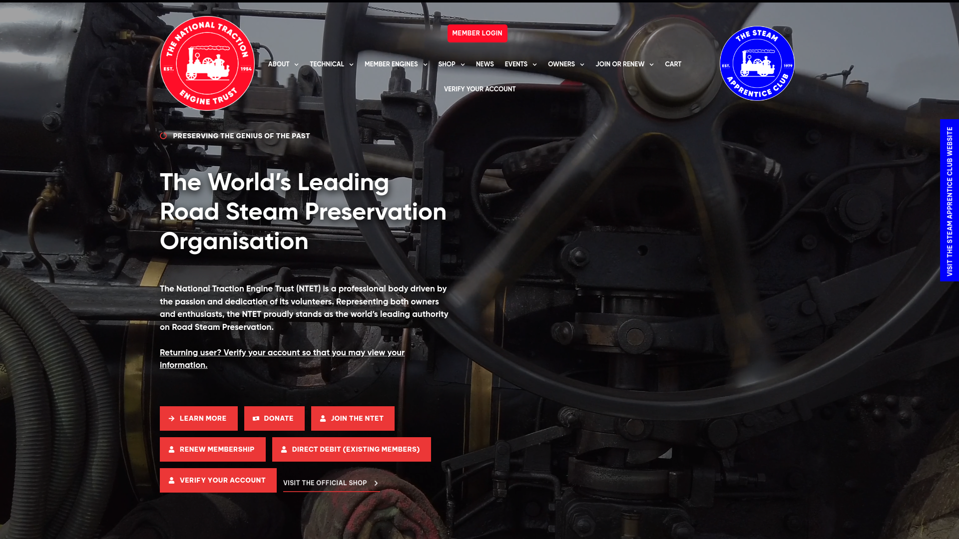 Website screenshot