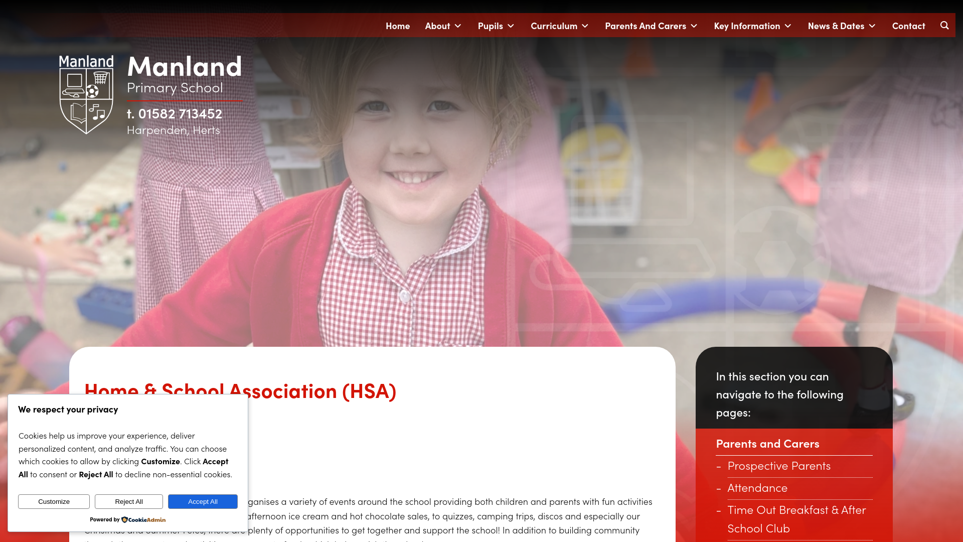 Website screenshot
