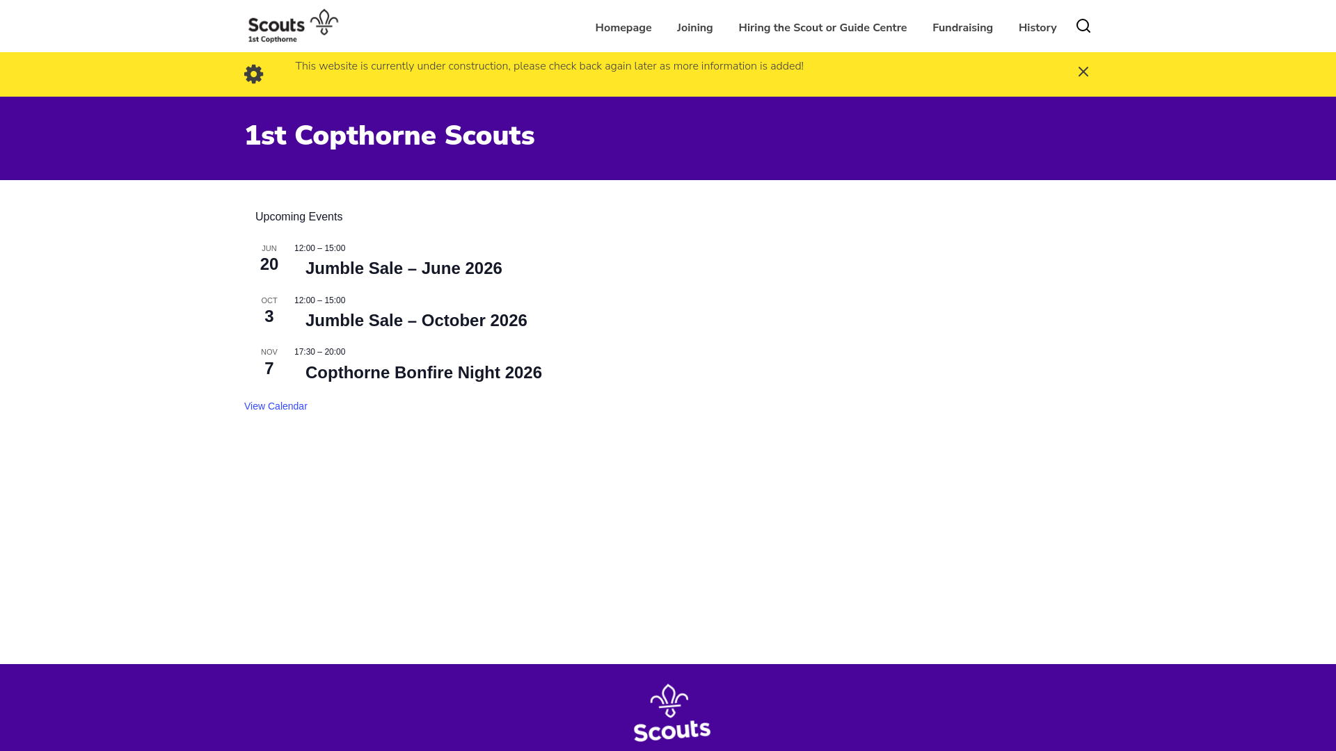 Website screenshot