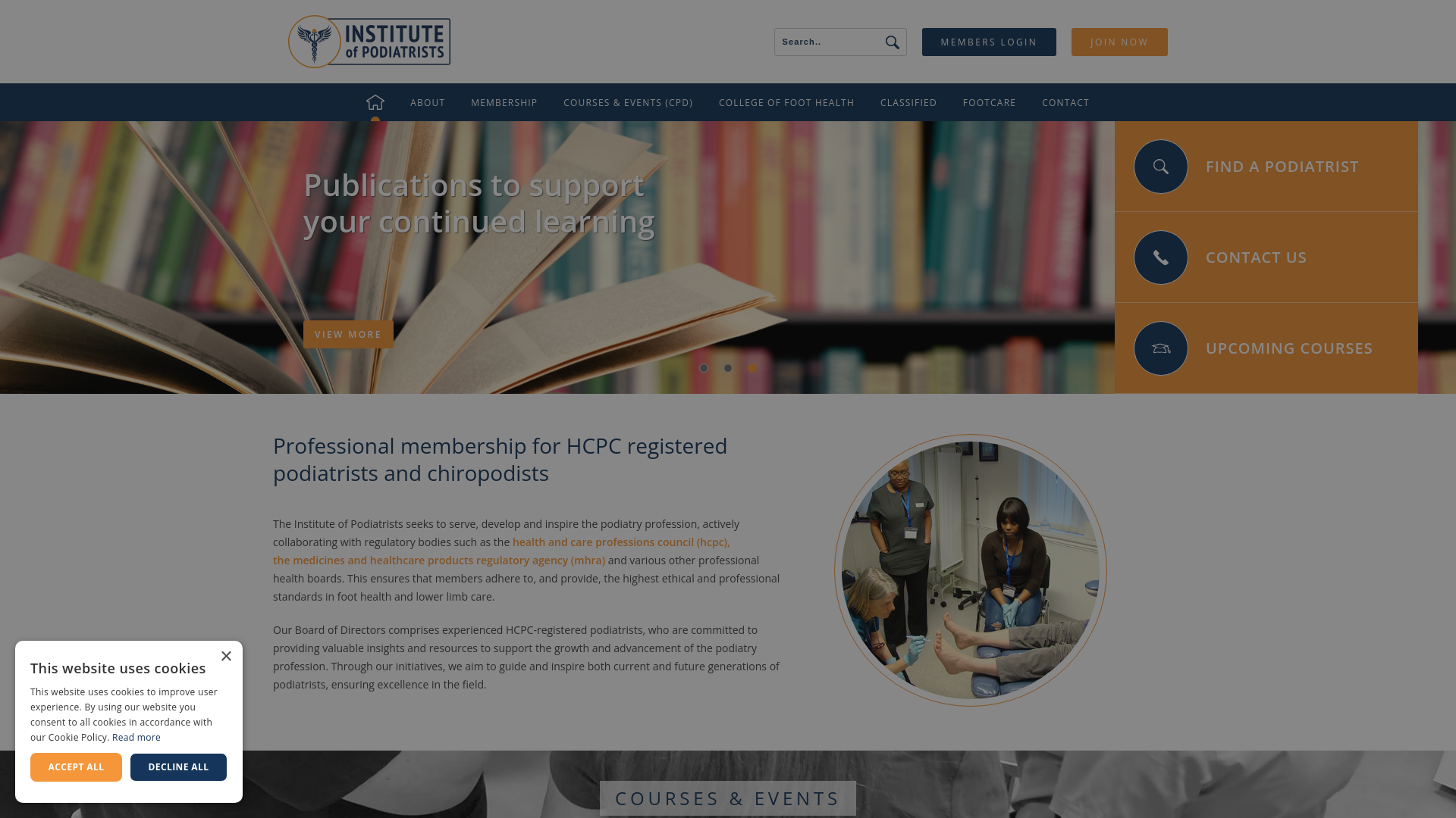 Website screenshot
