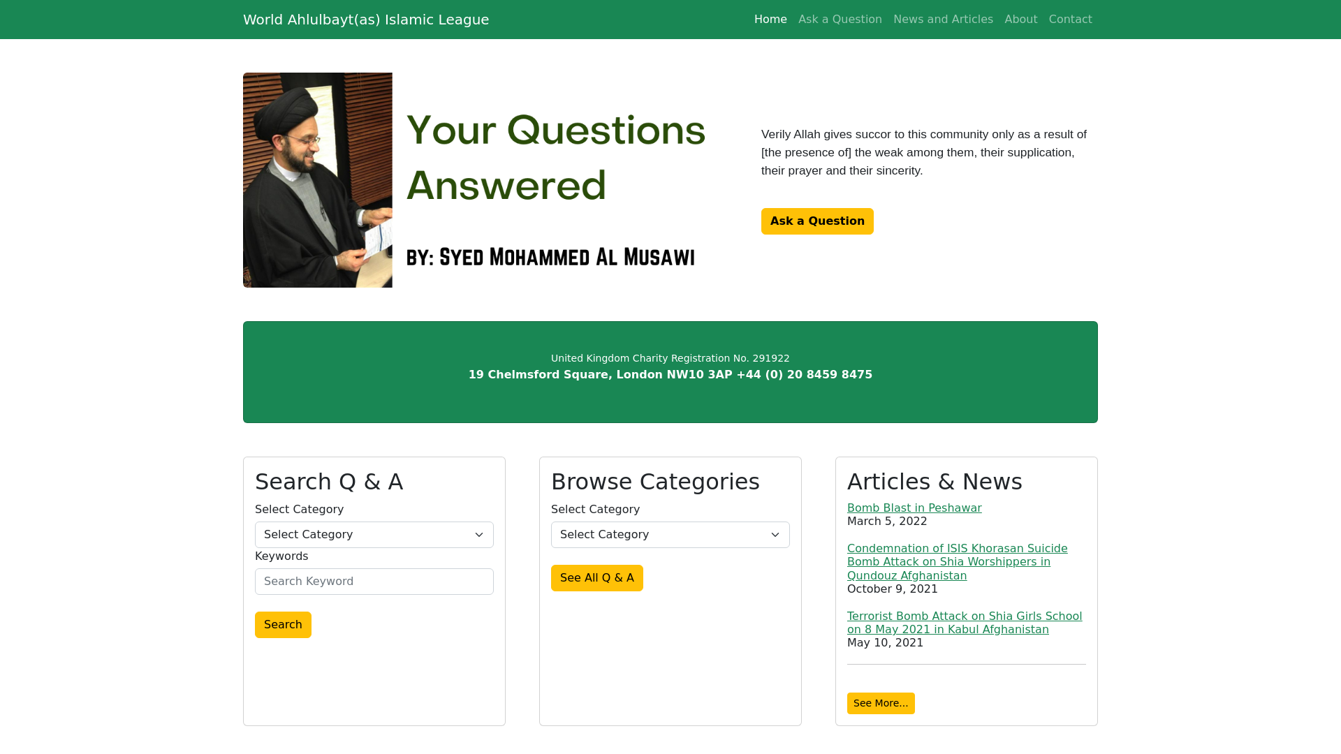 Website screenshot