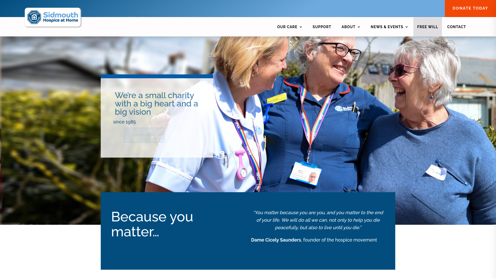 Website screenshot