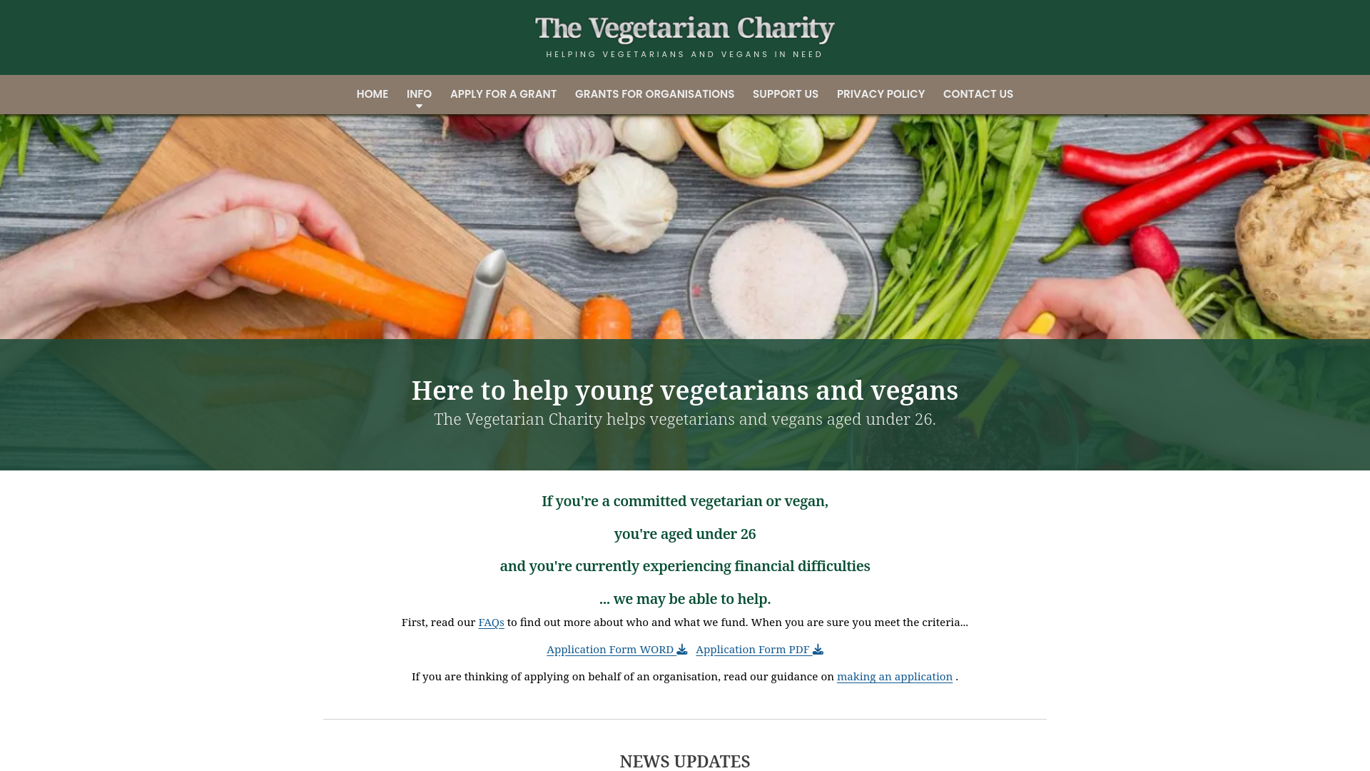 Website screenshot