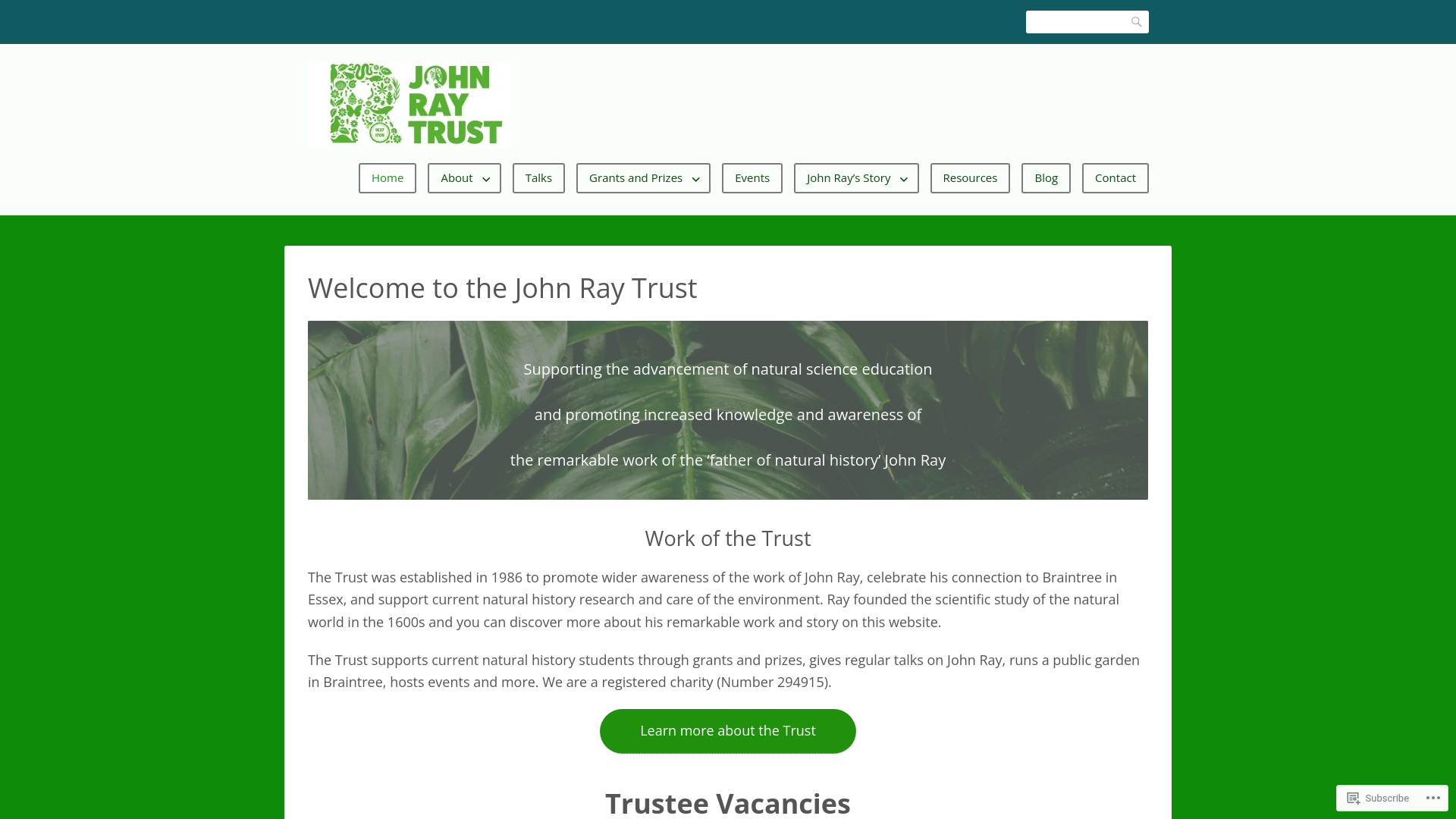 Website screenshot