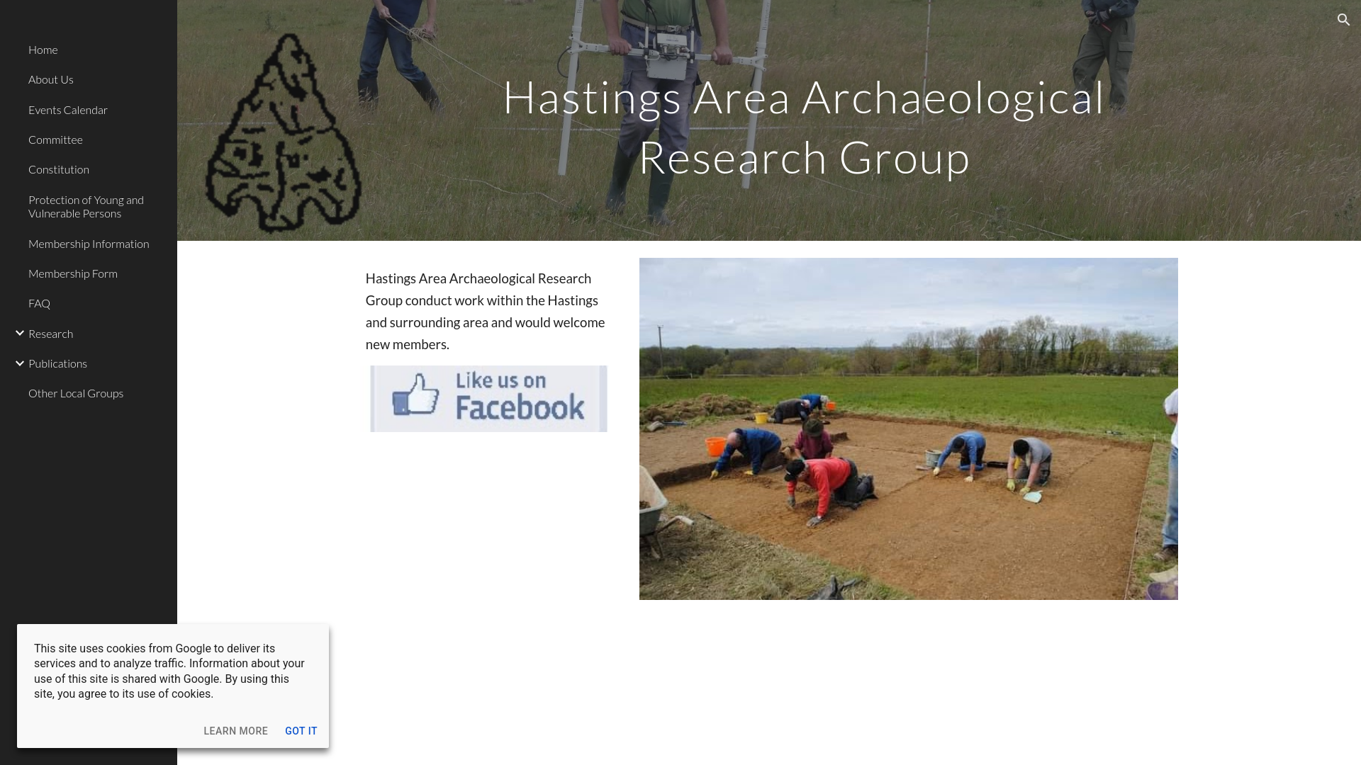 Website screenshot