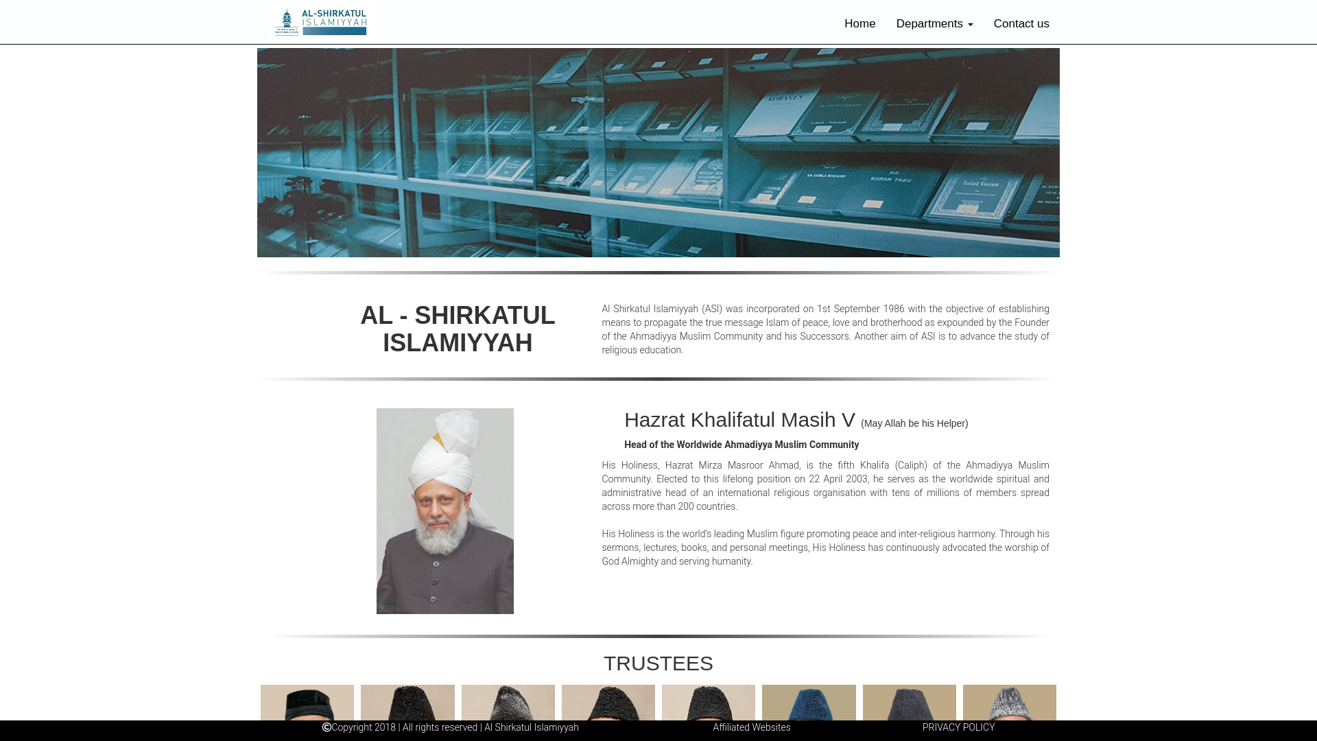 Website screenshot