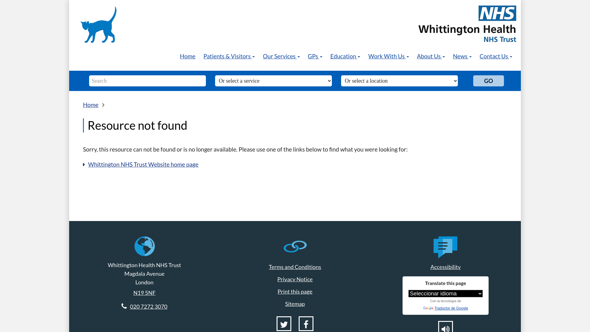 Website screenshot