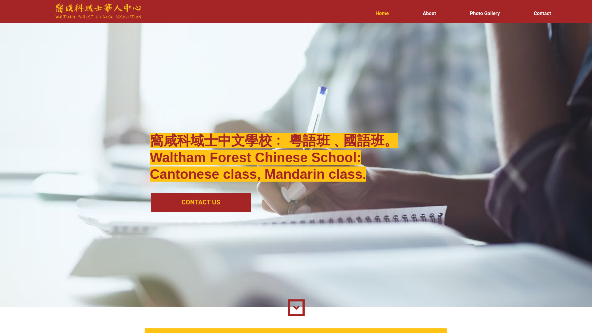 Website screenshot