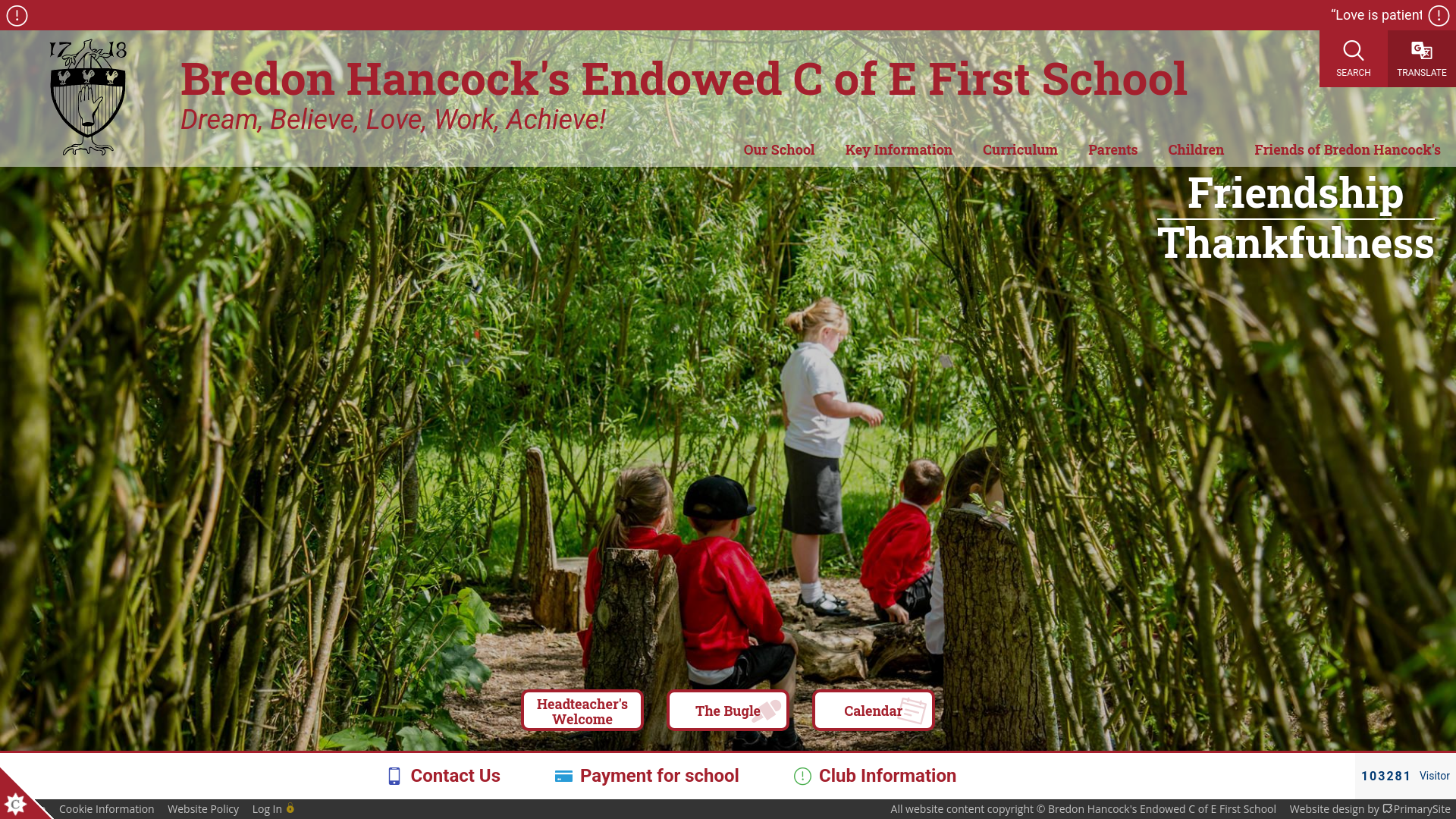 Website screenshot