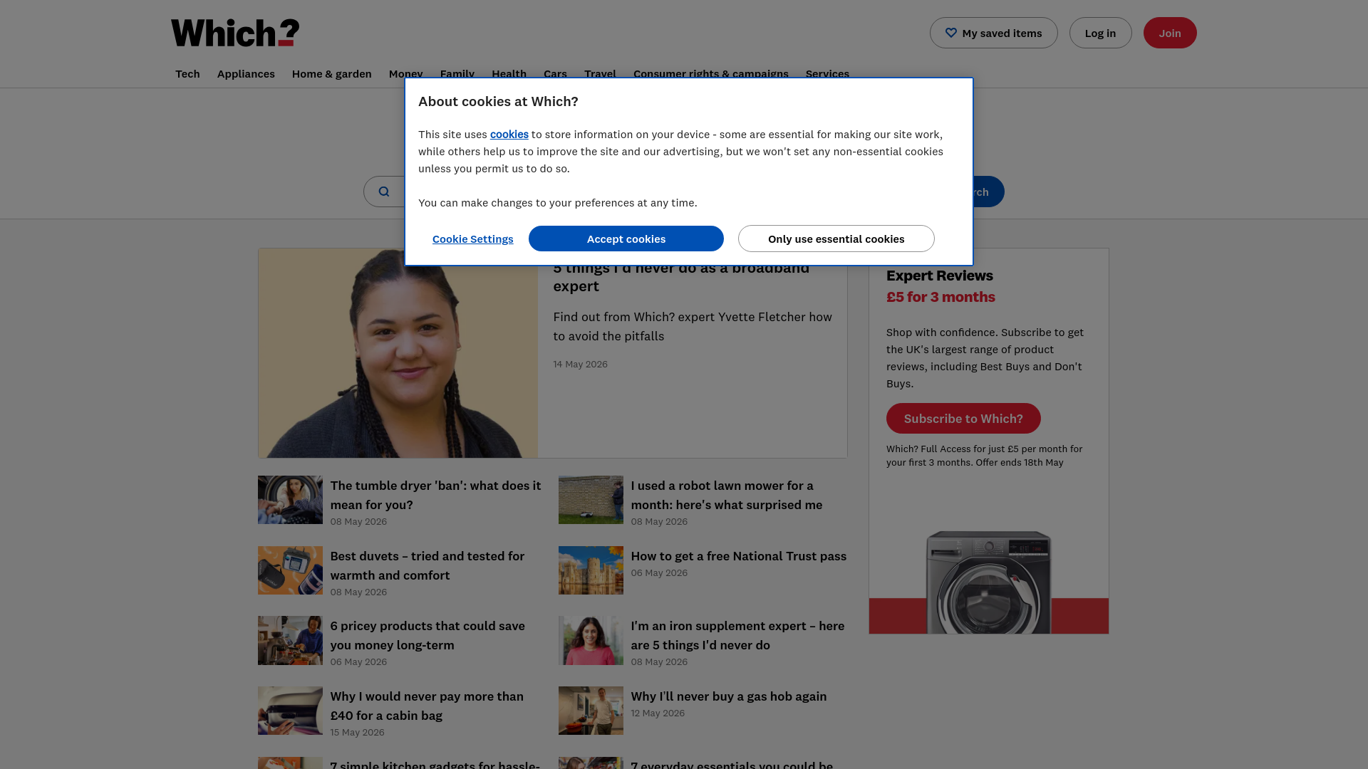 Website screenshot