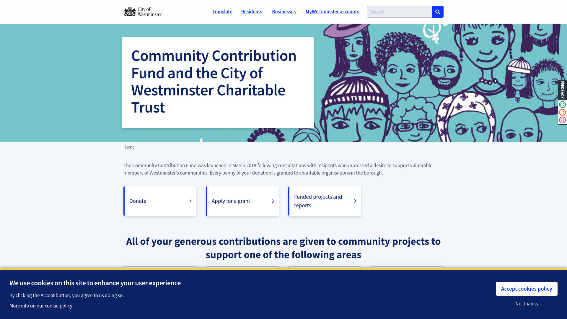 Website screenshot