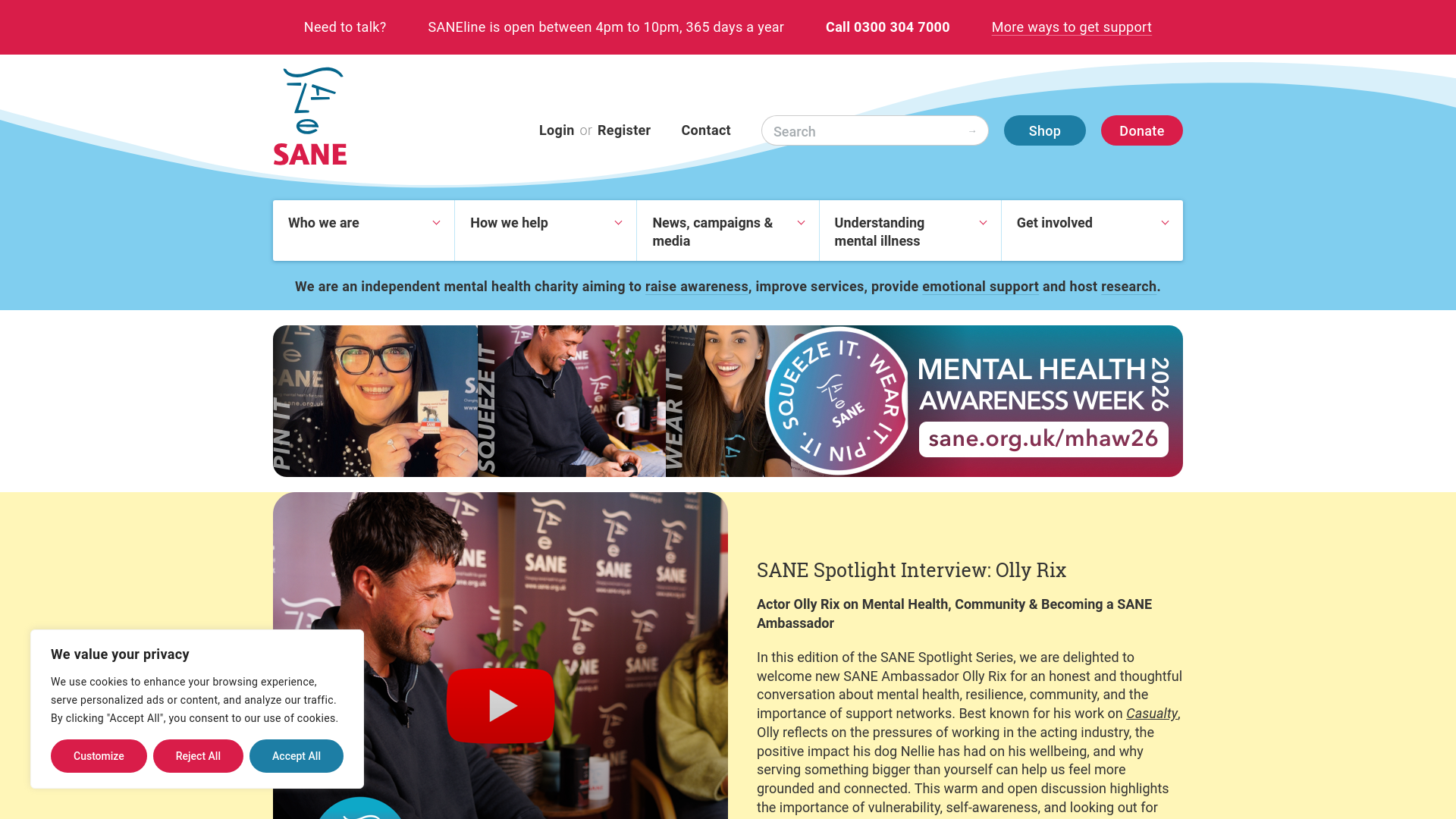 Website screenshot