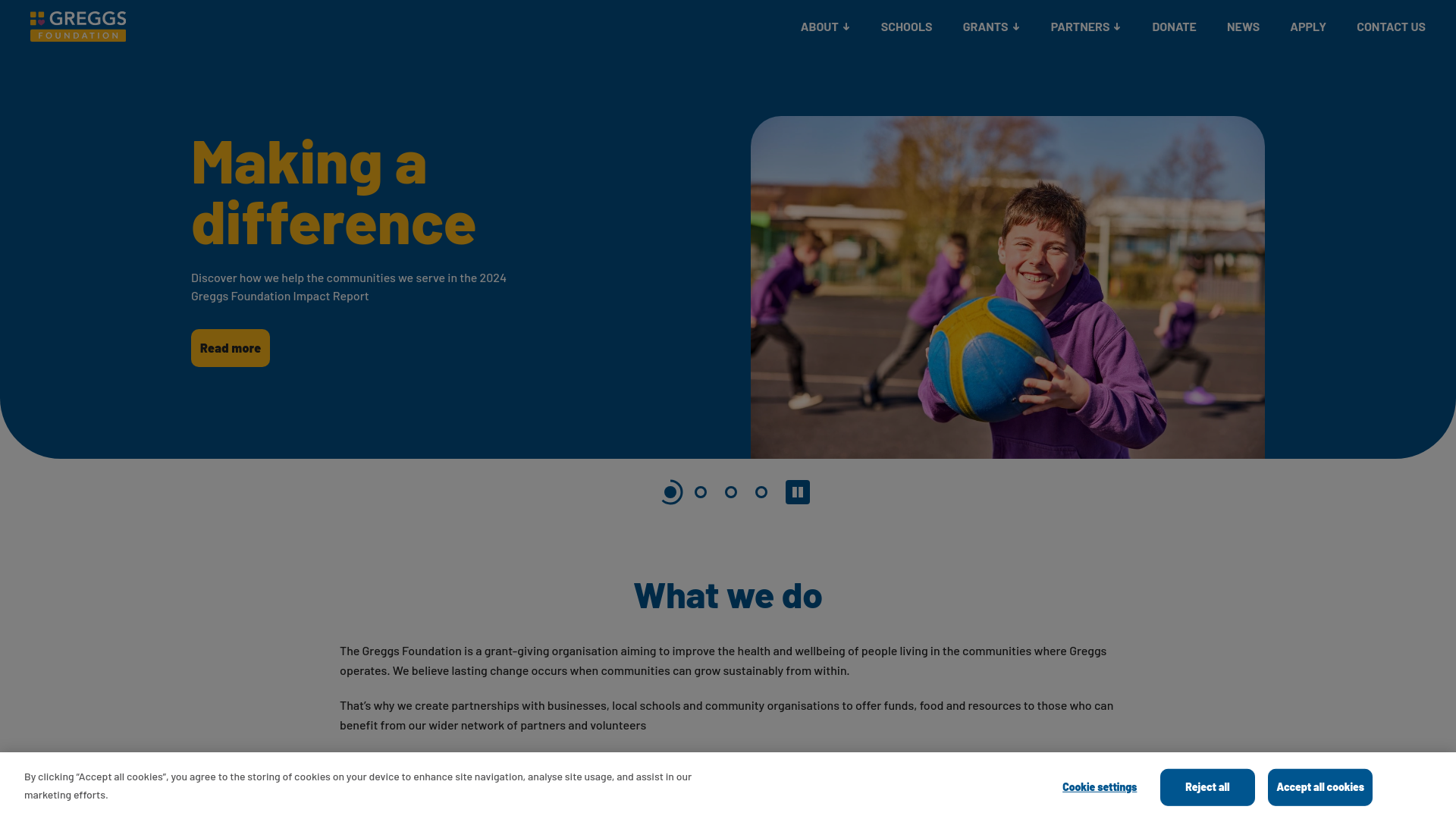 Website screenshot