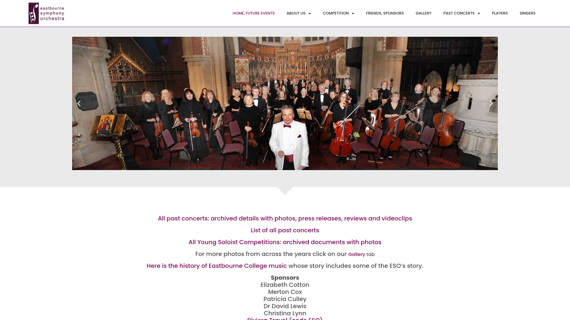 Website screenshot