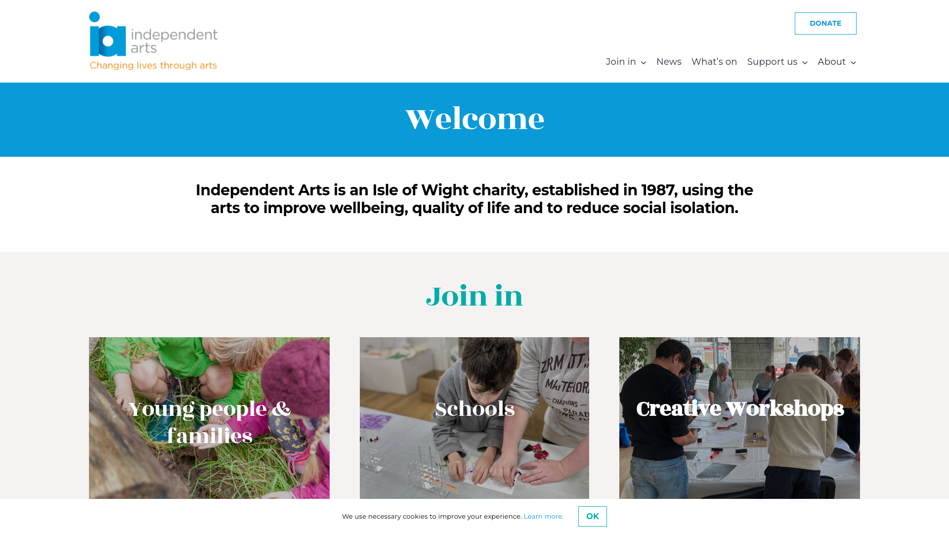 Website screenshot