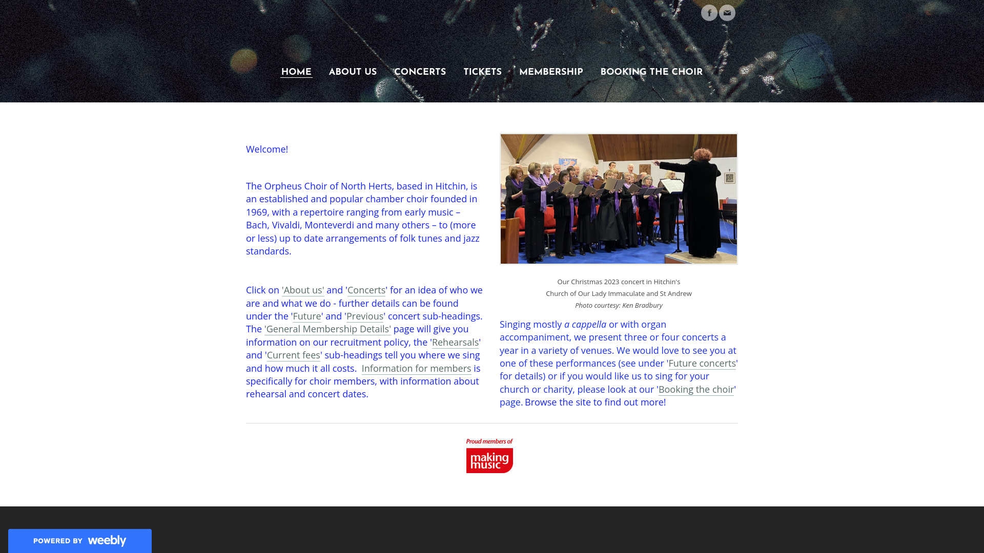 Website screenshot
