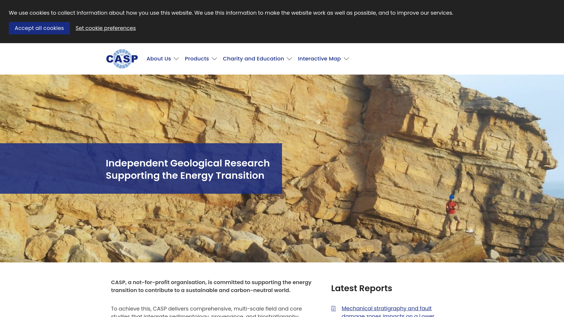 Website screenshot