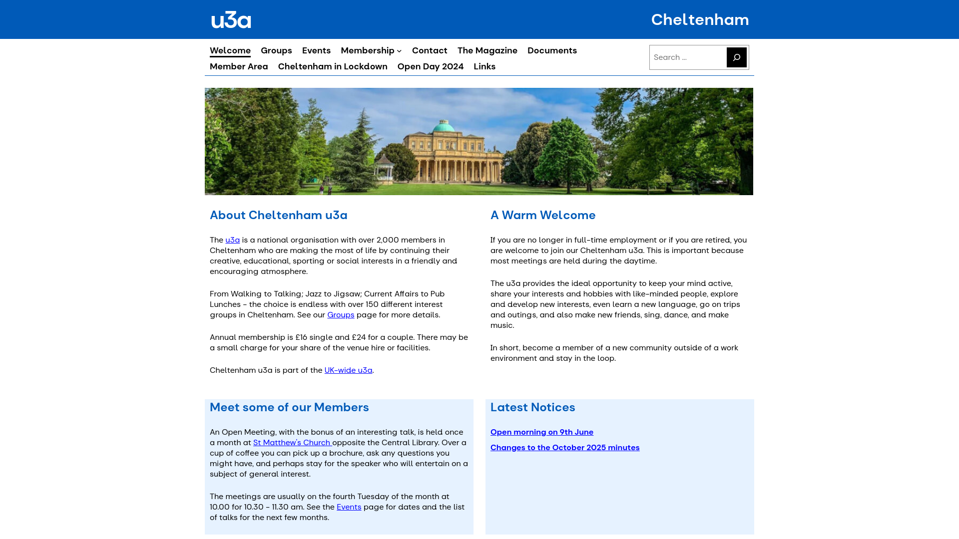 Website screenshot