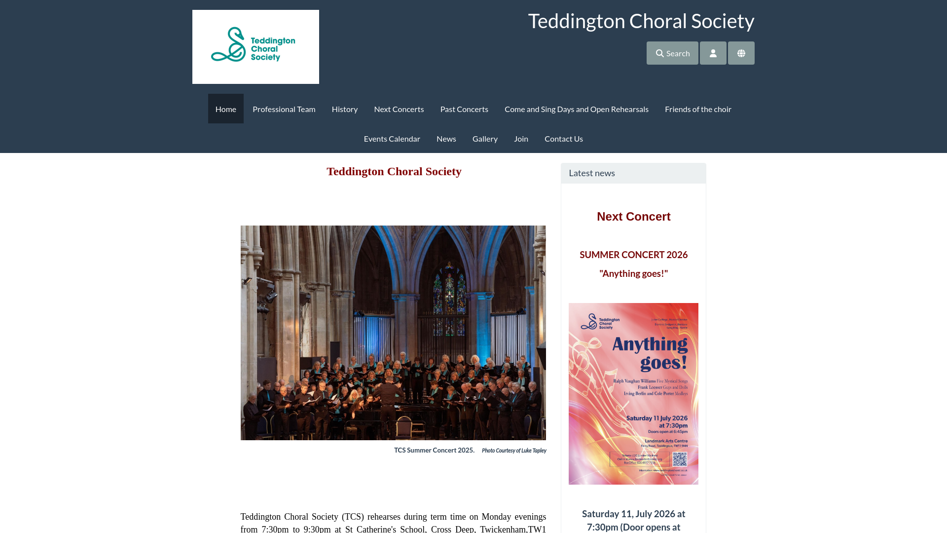 Website screenshot