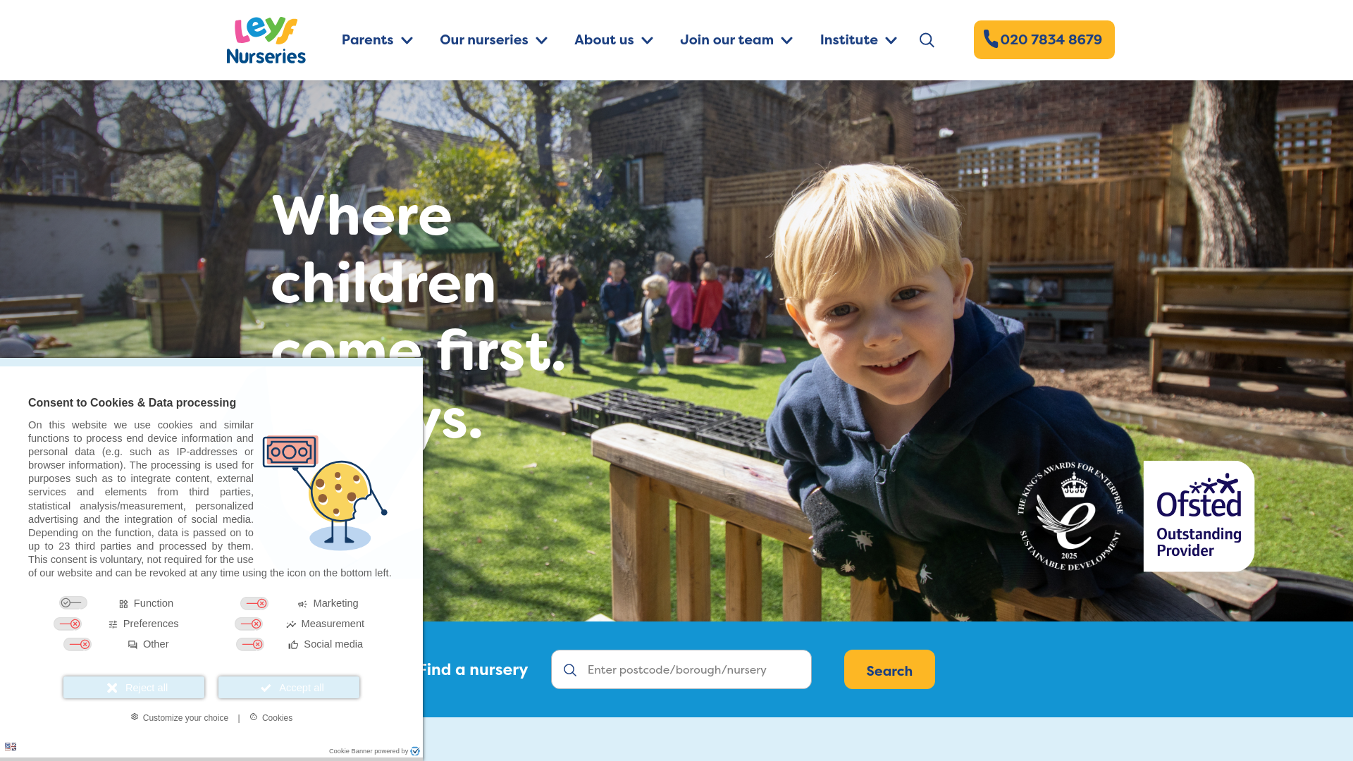 Website screenshot