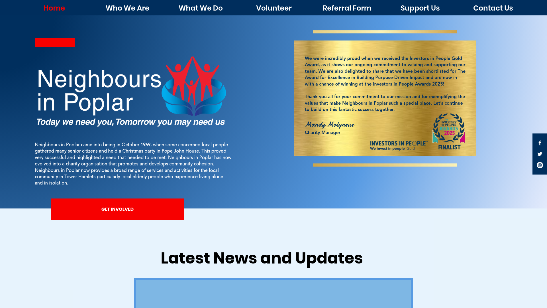 Website screenshot