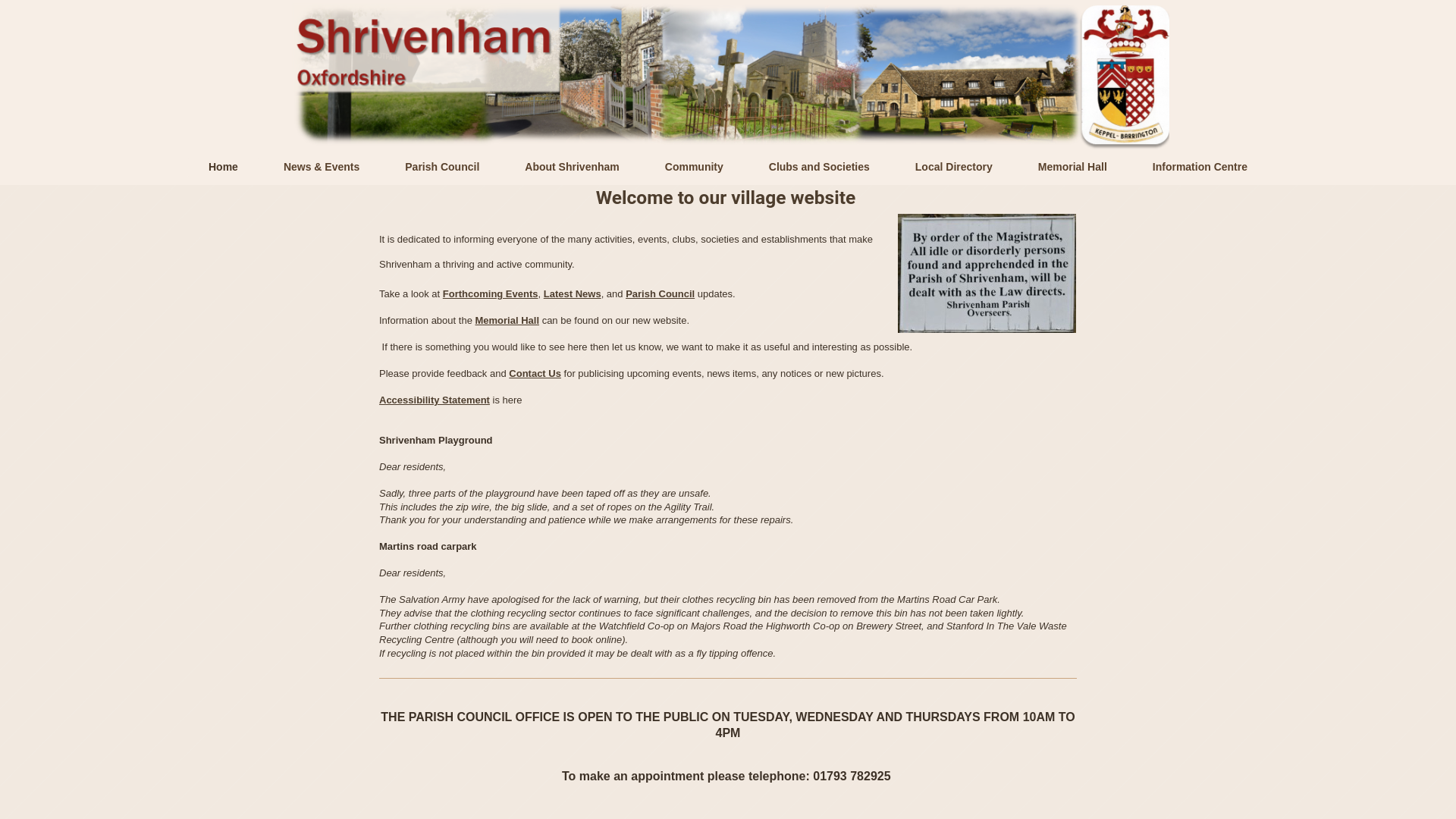 Website screenshot
