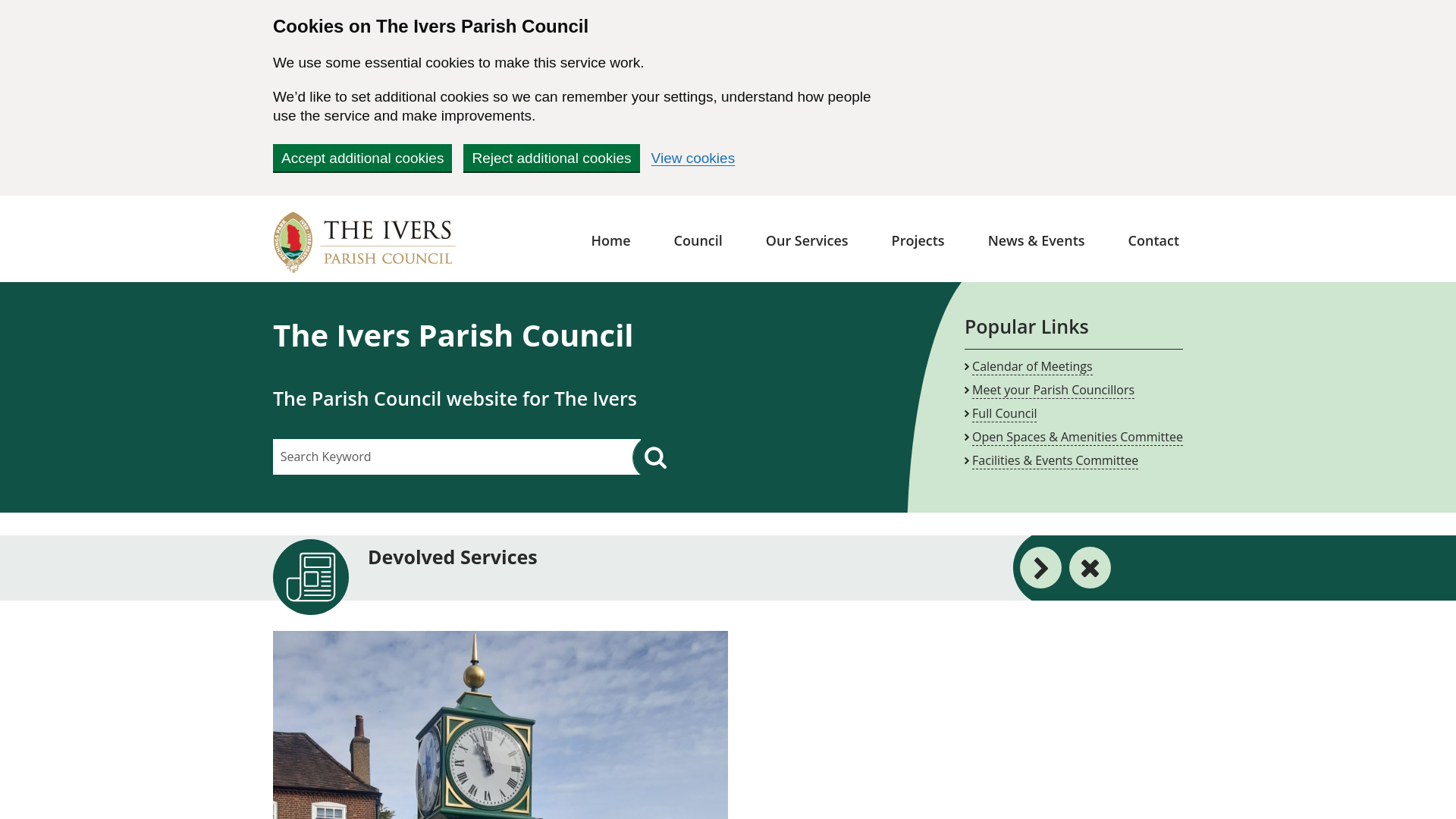 Website screenshot