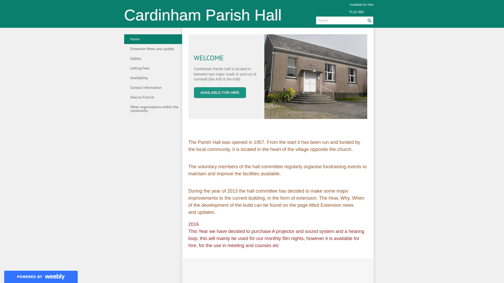 Website screenshot
