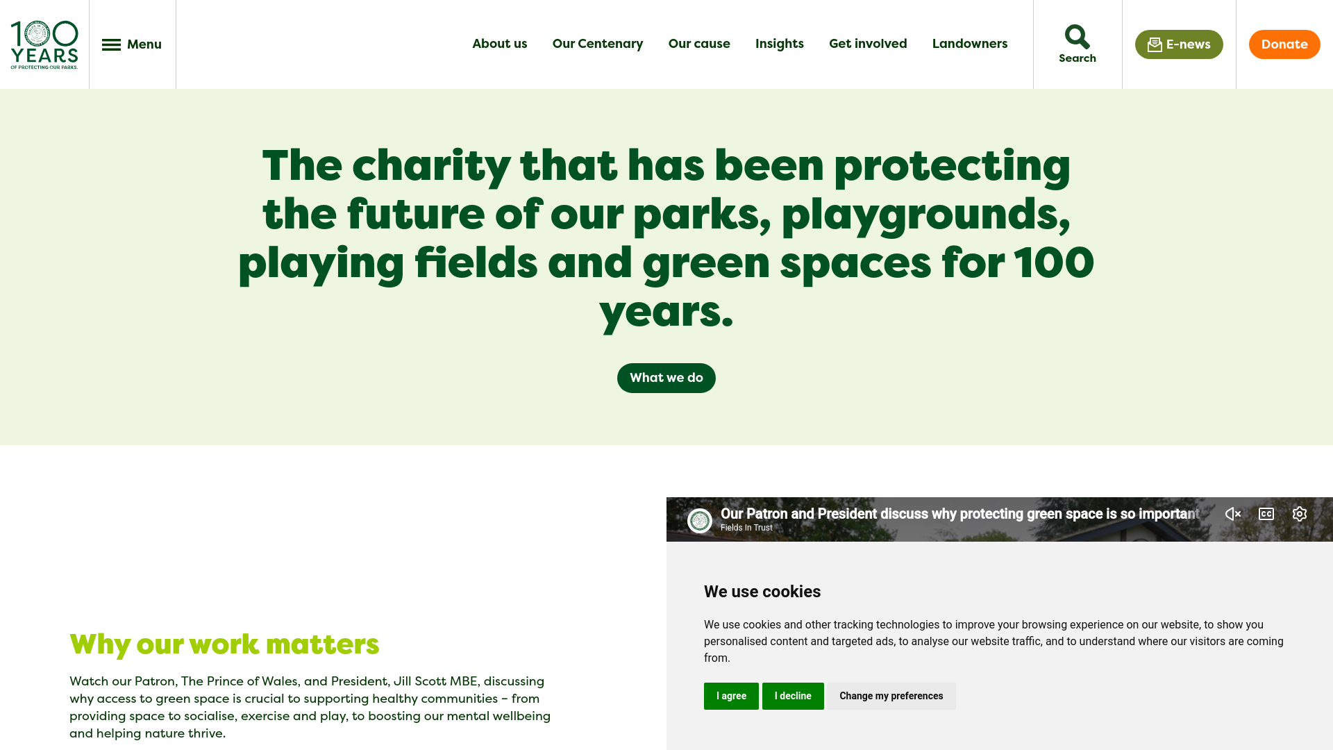 Website screenshot