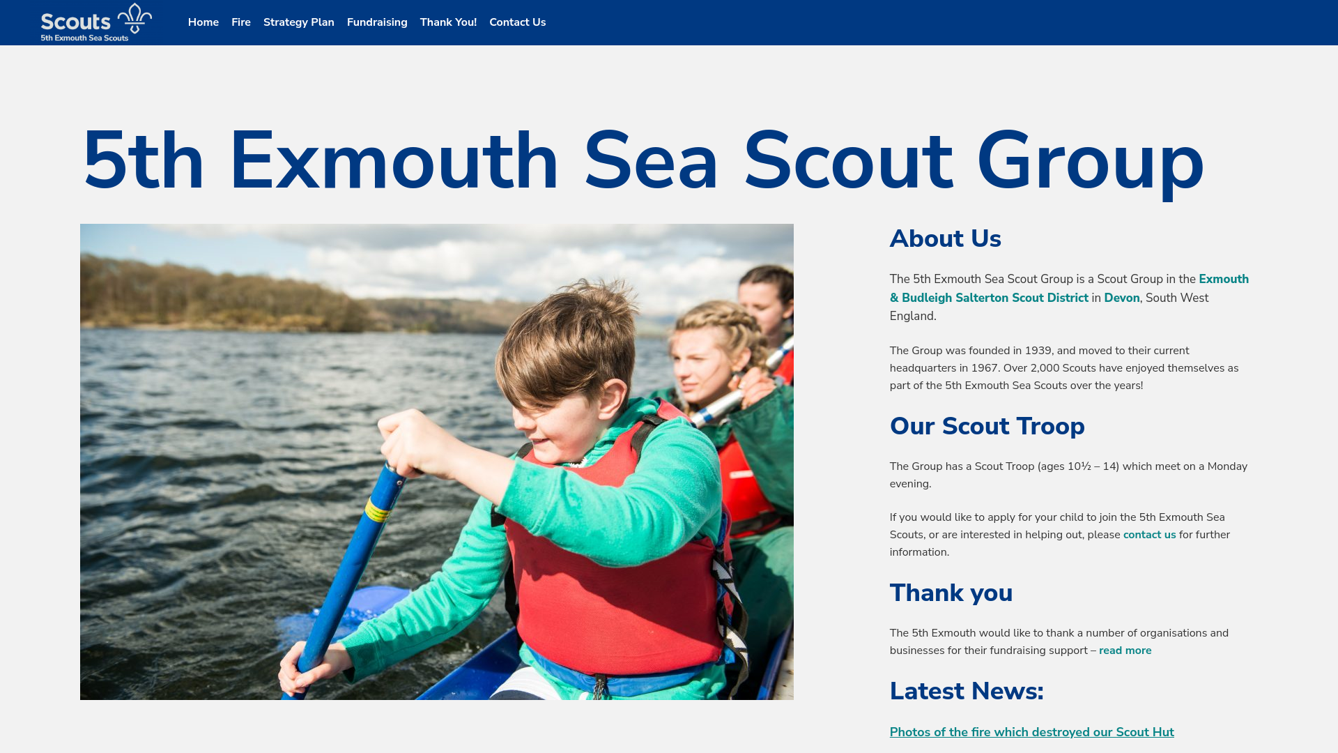 Website screenshot