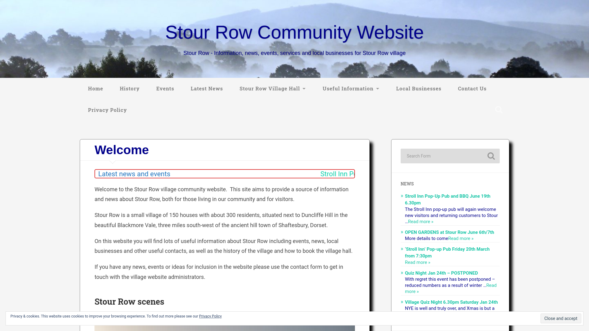 Website screenshot