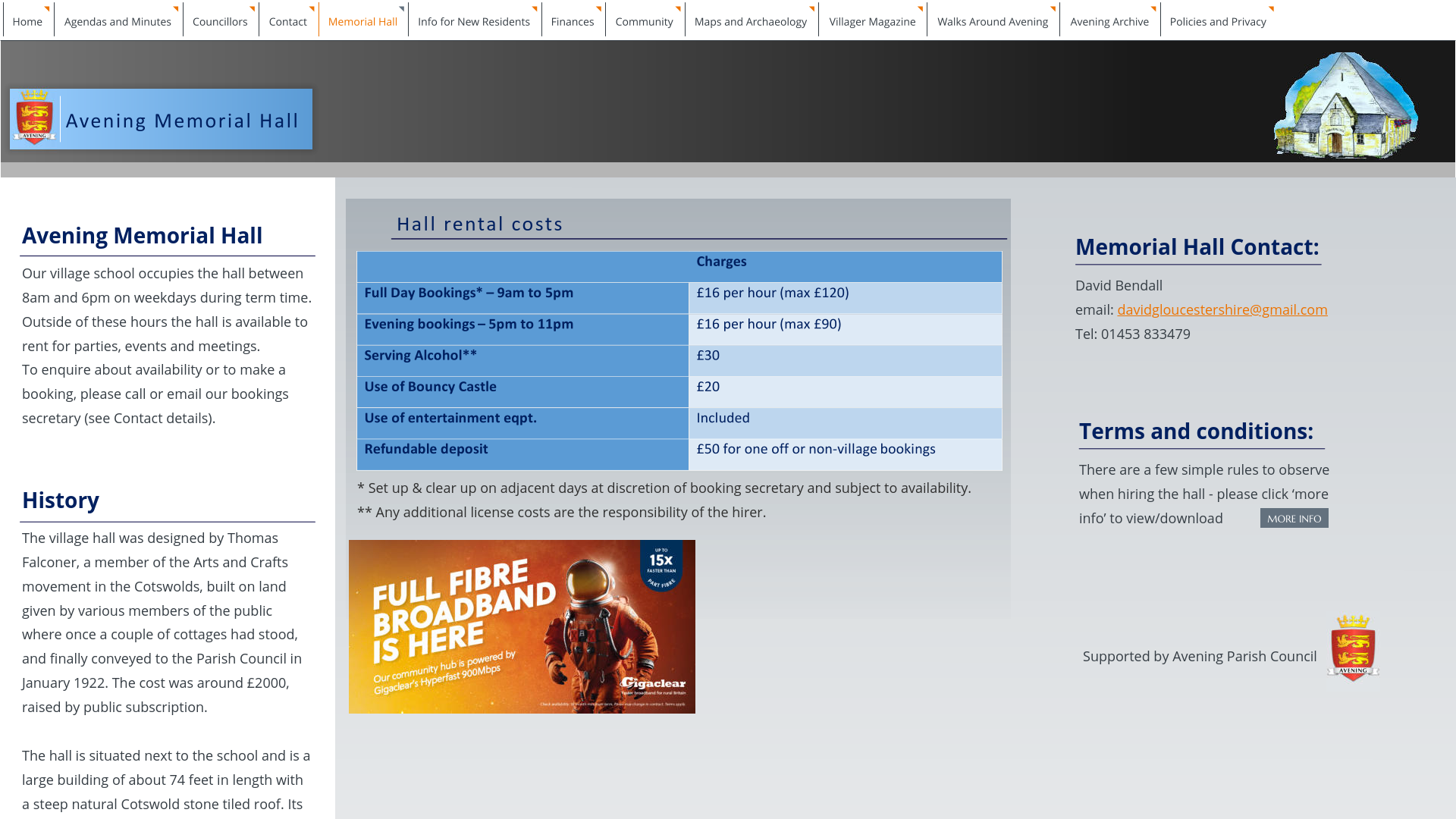 Website screenshot