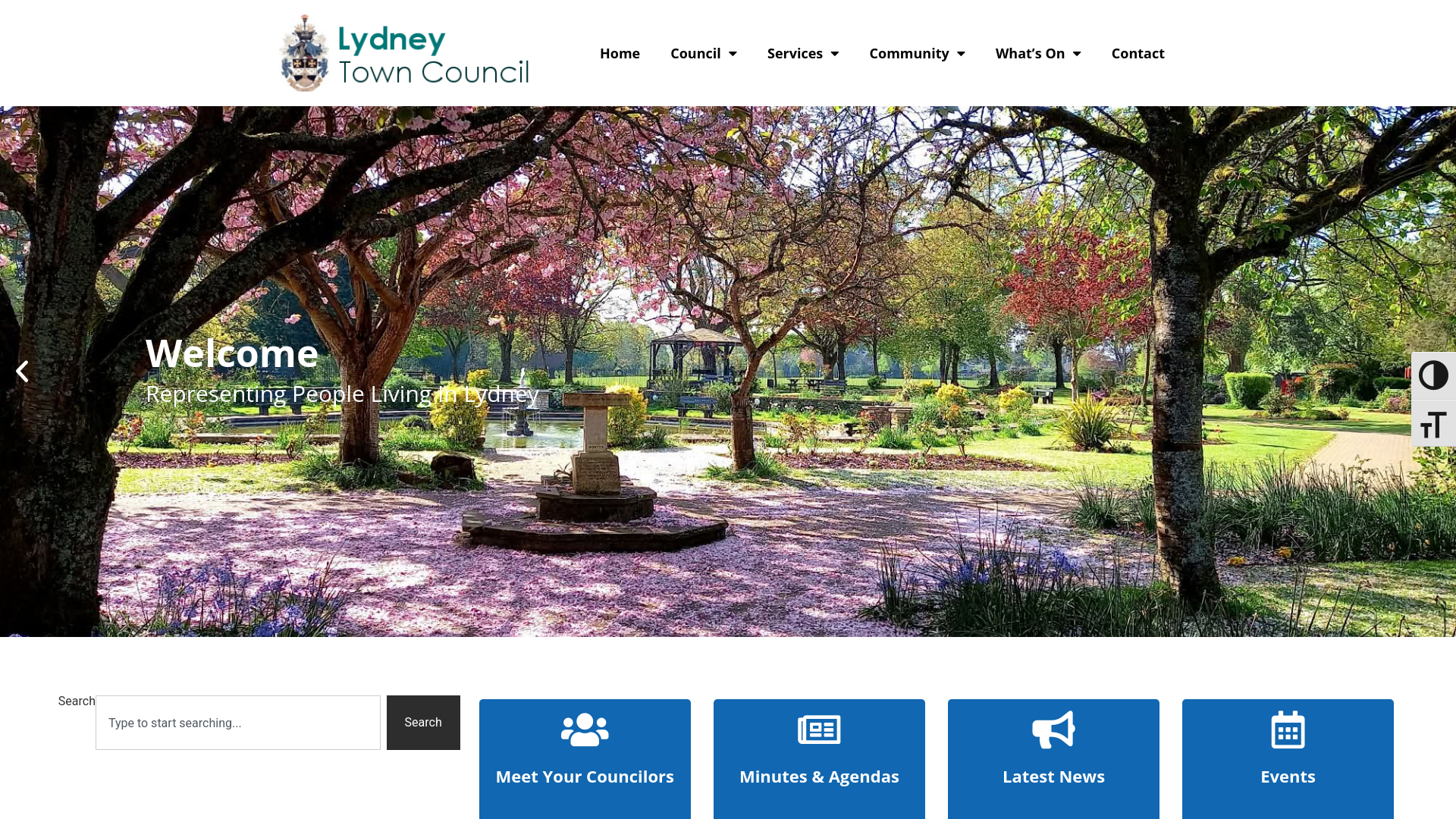 Website screenshot