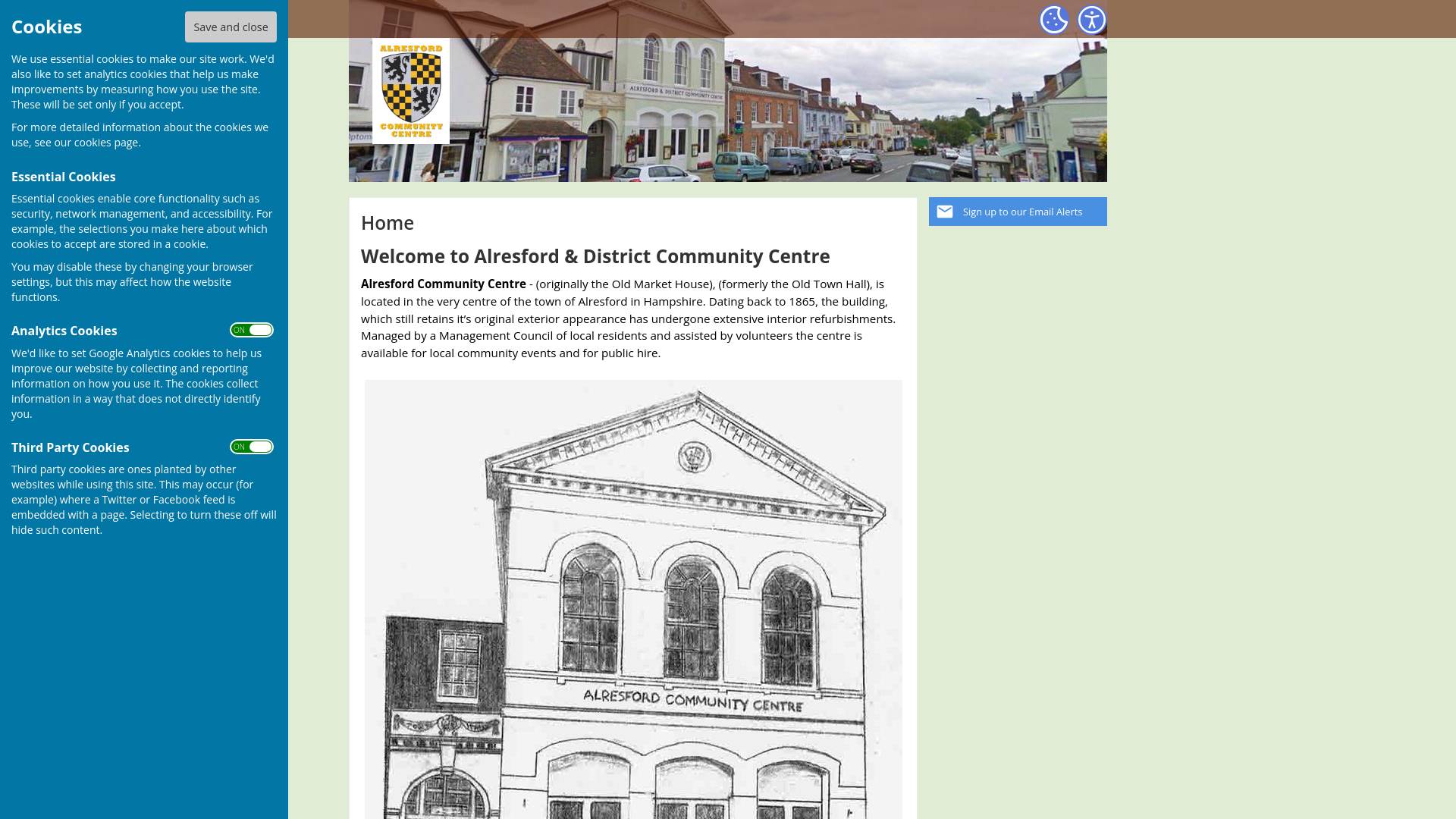 Website screenshot
