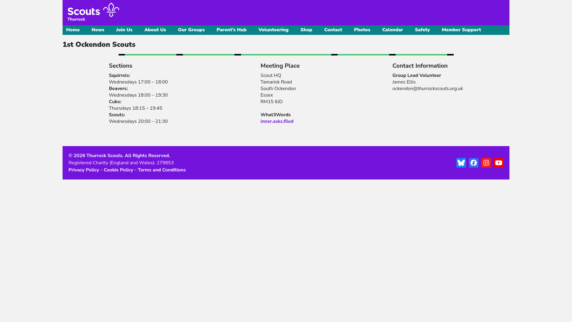 Website screenshot