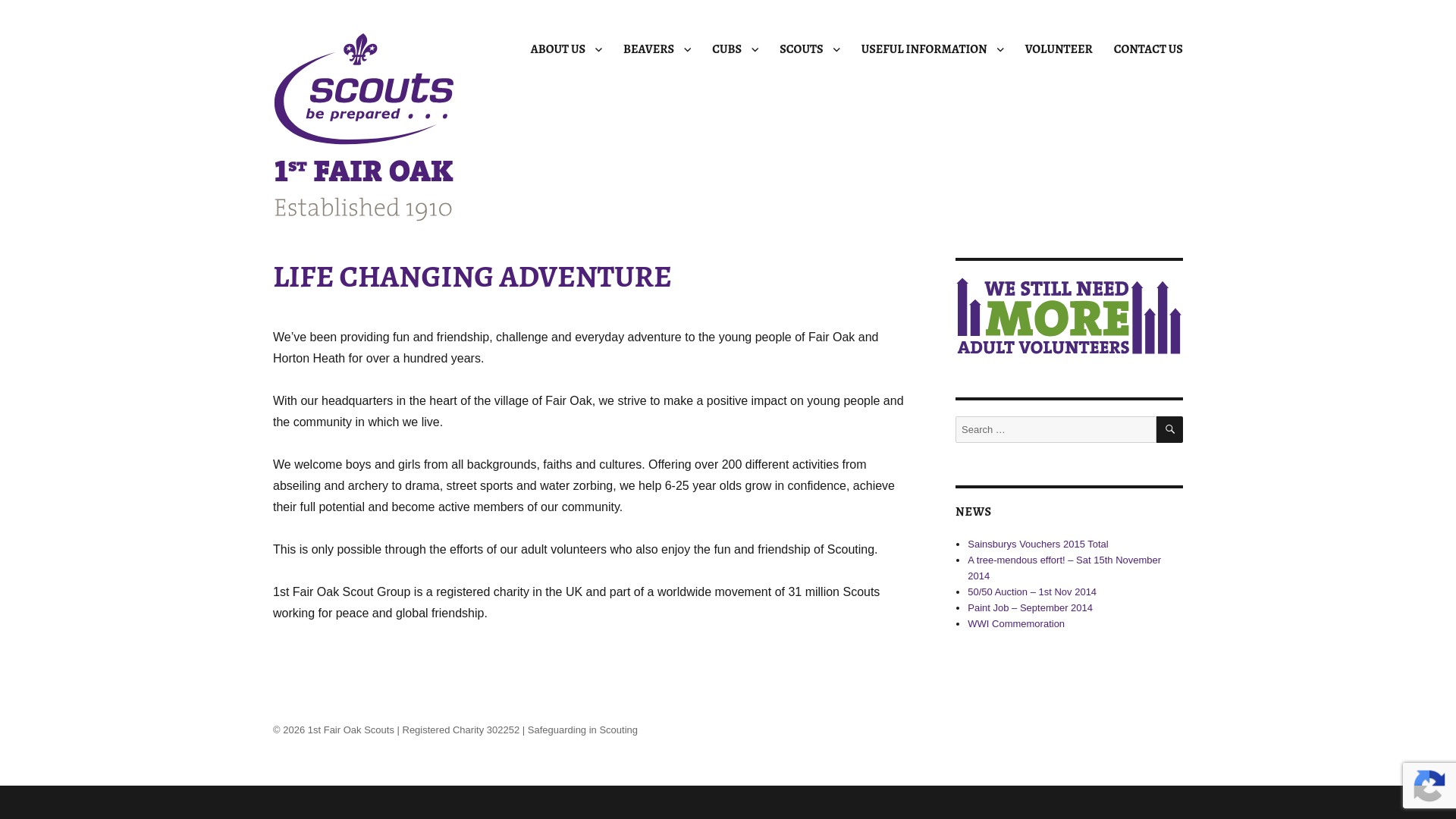 Website screenshot