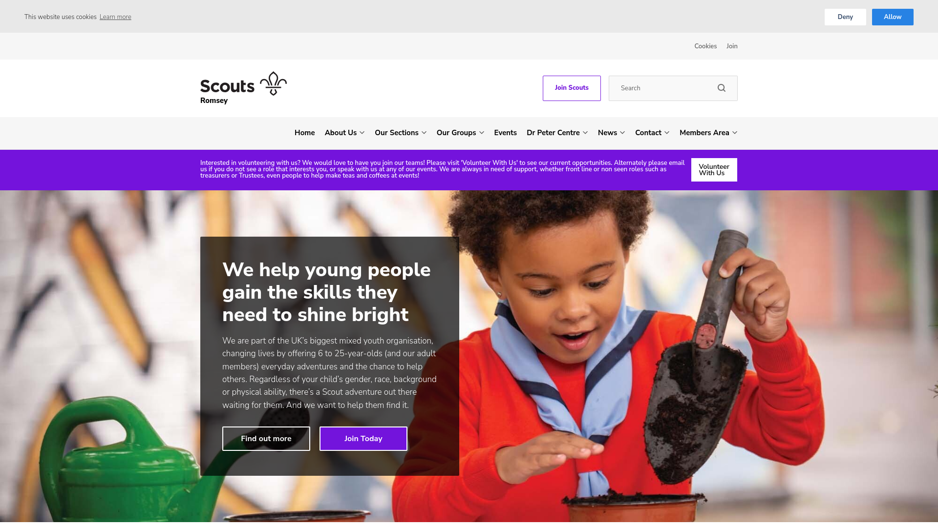 Website screenshot