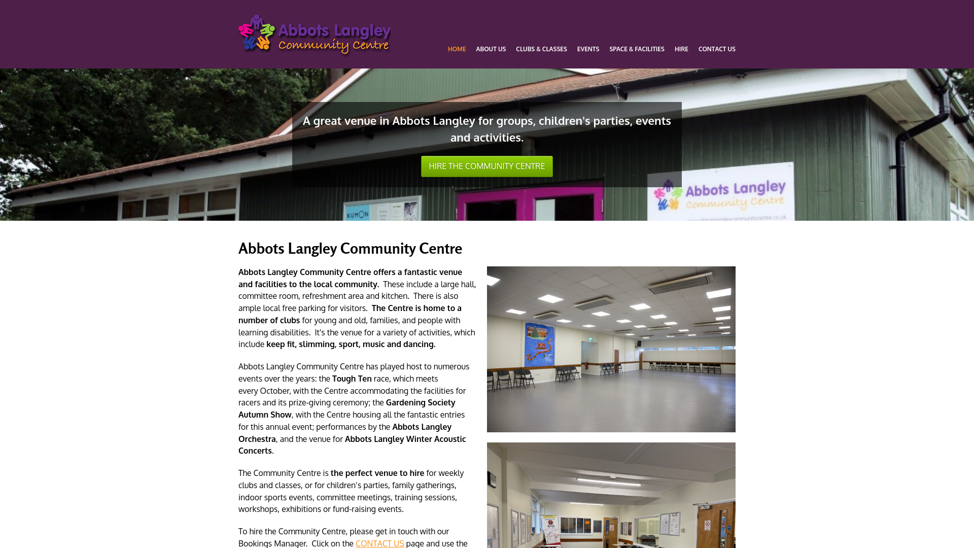 Website screenshot