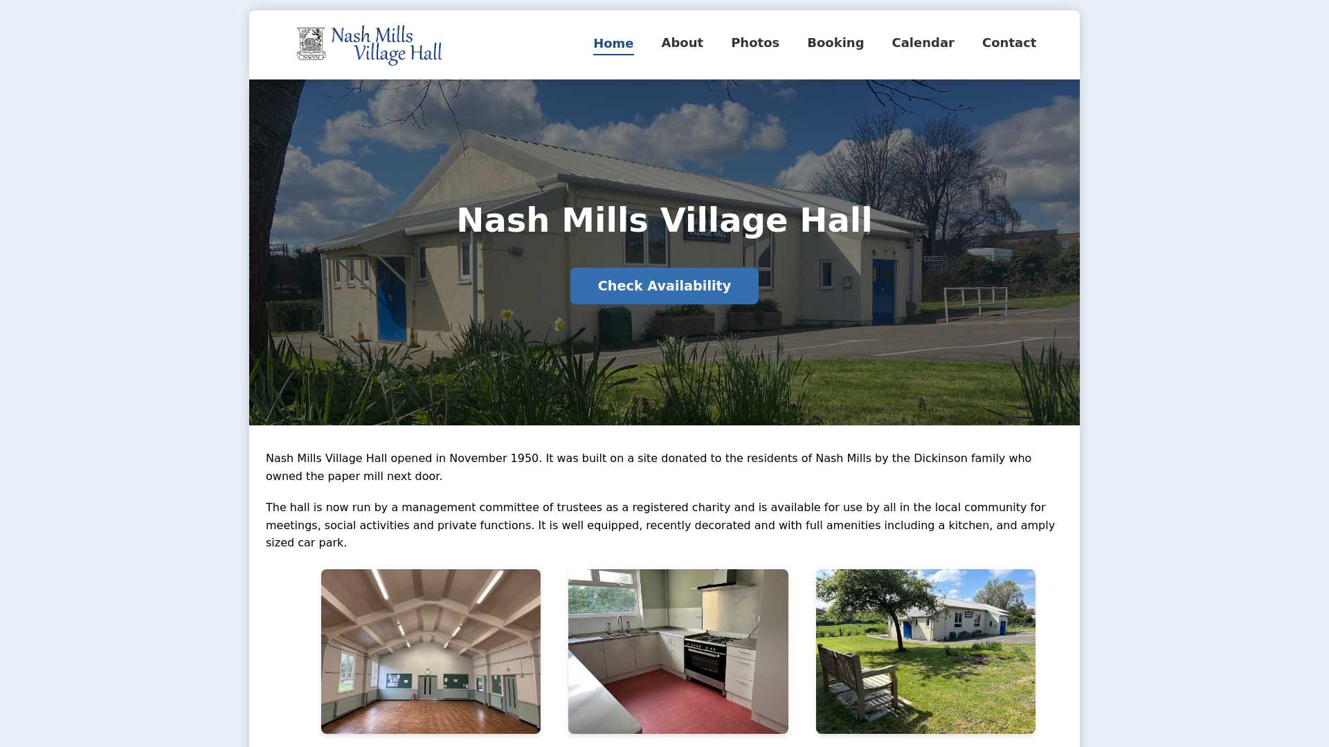 Website screenshot