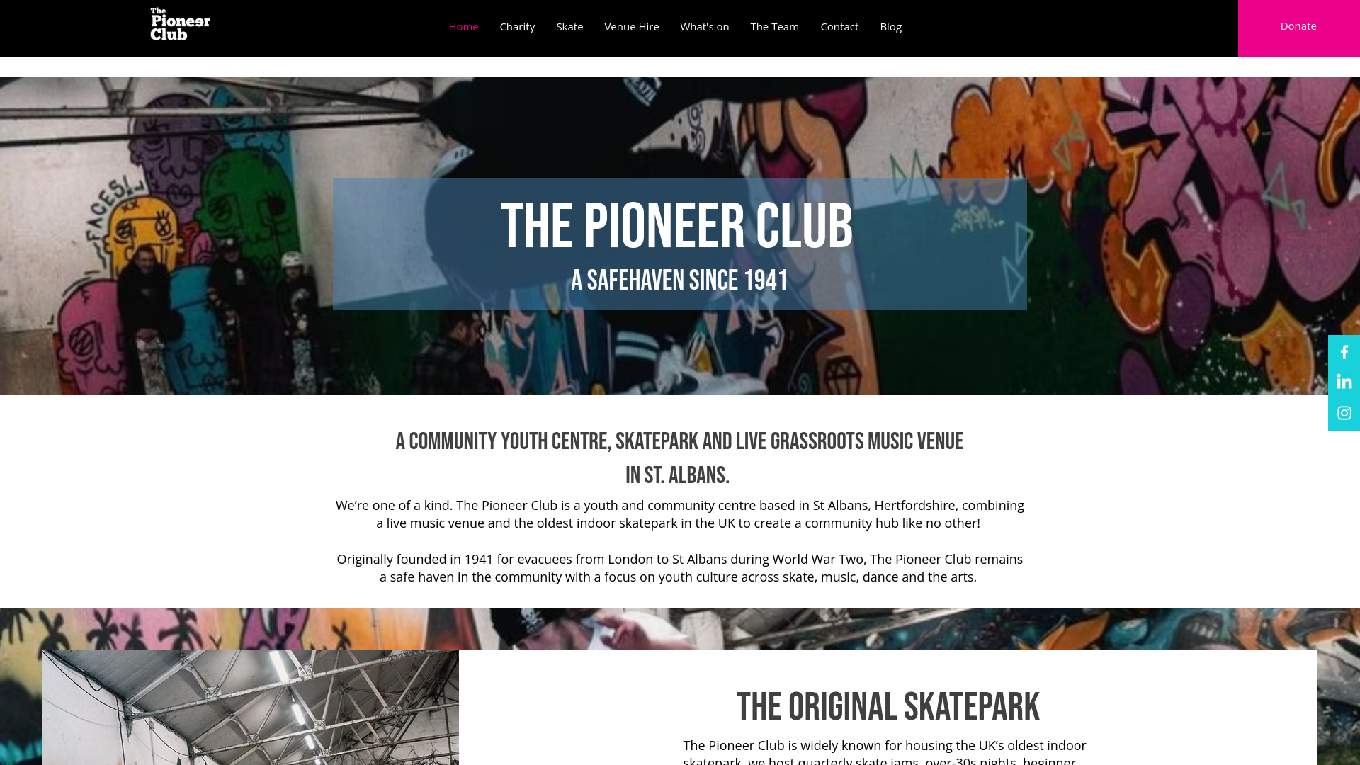 Website screenshot