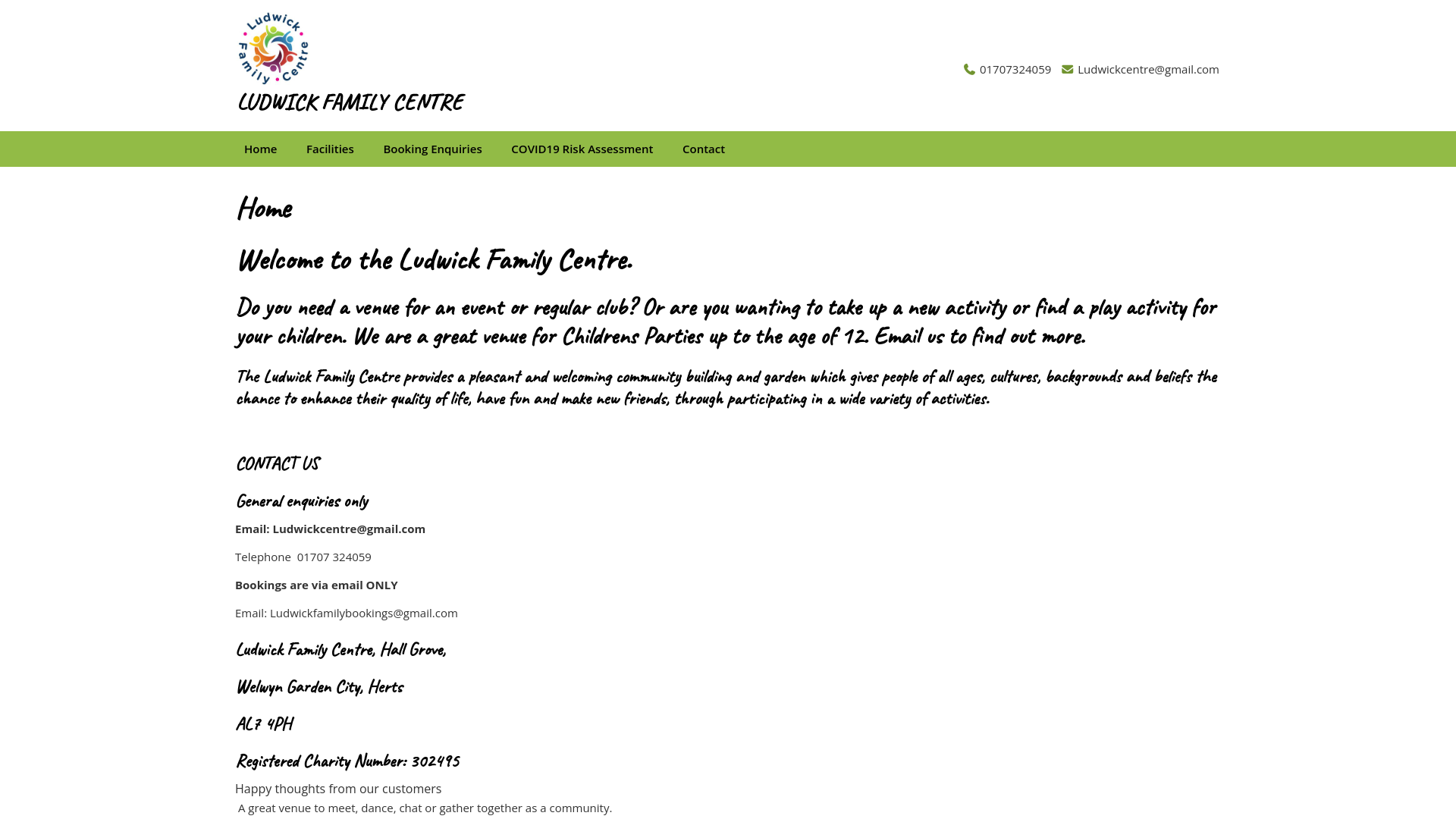Website screenshot
