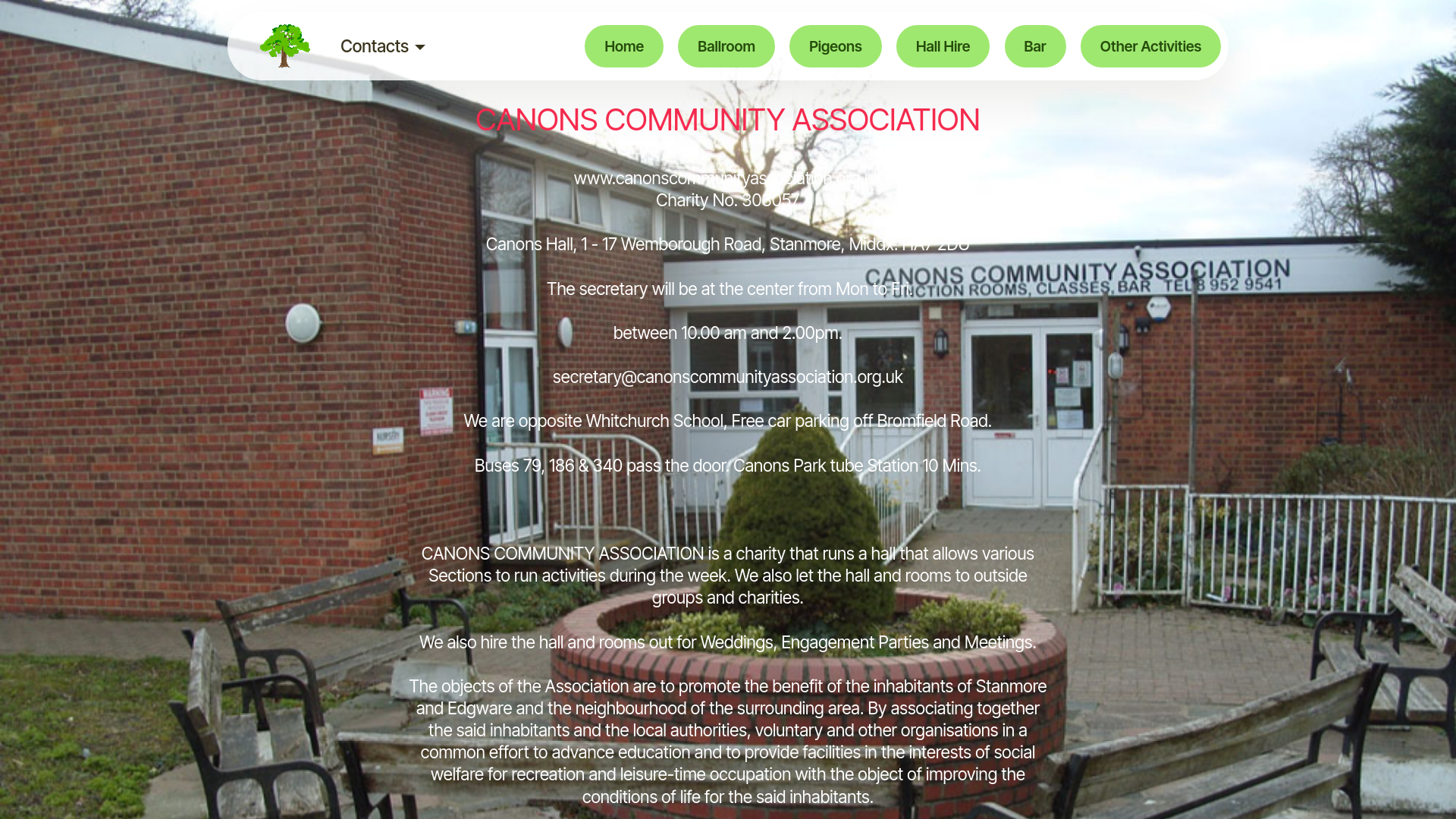 Website screenshot
