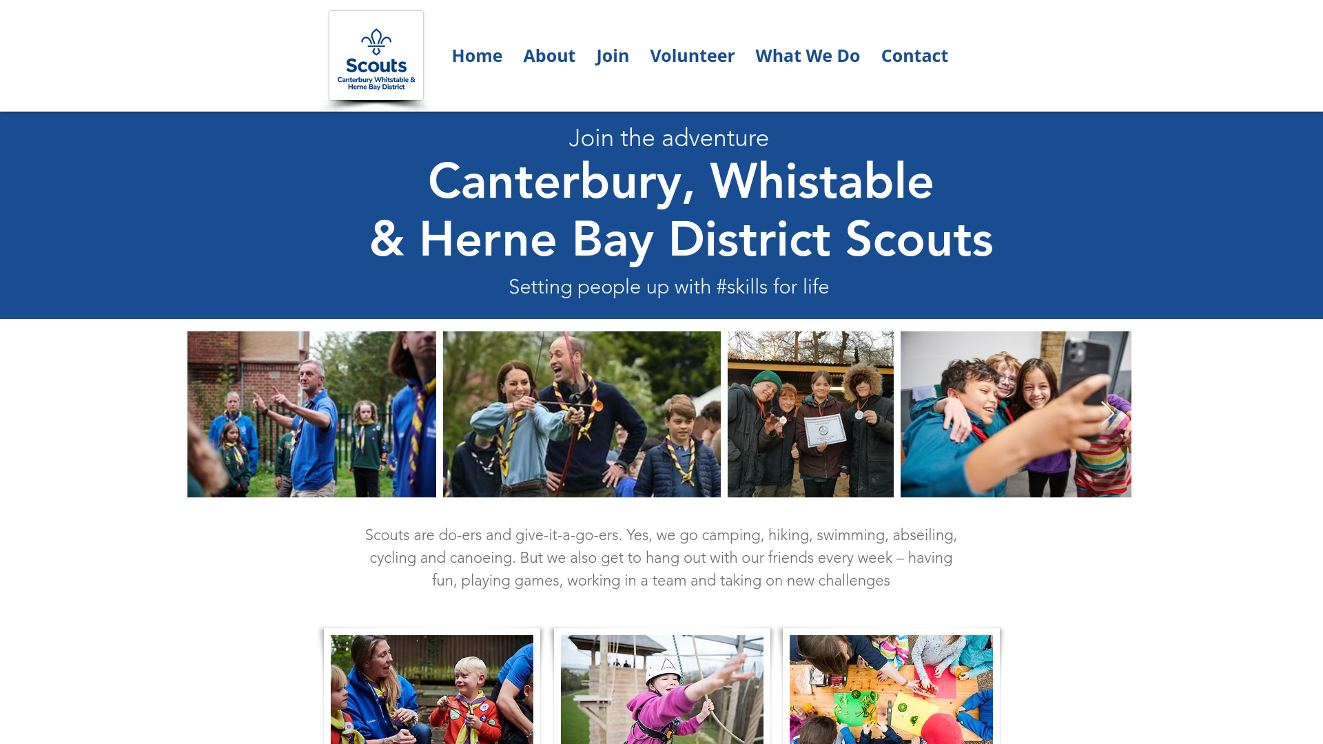 Website screenshot