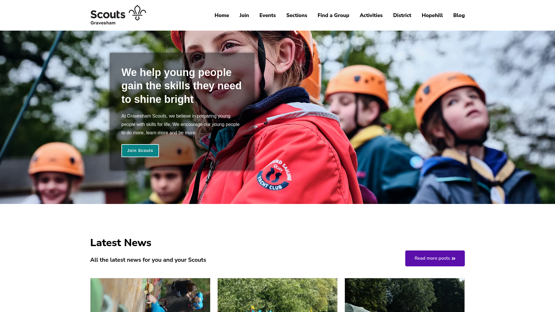 Website screenshot