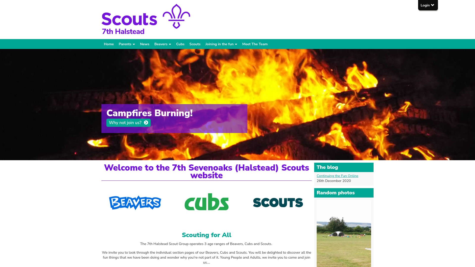 Website screenshot