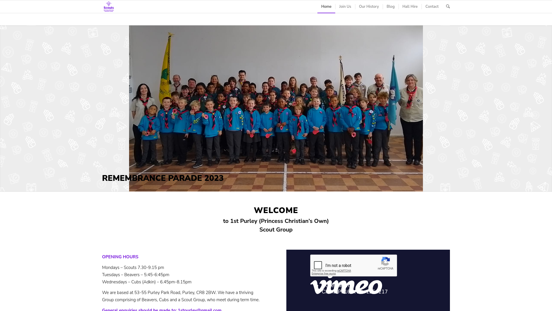 Website screenshot