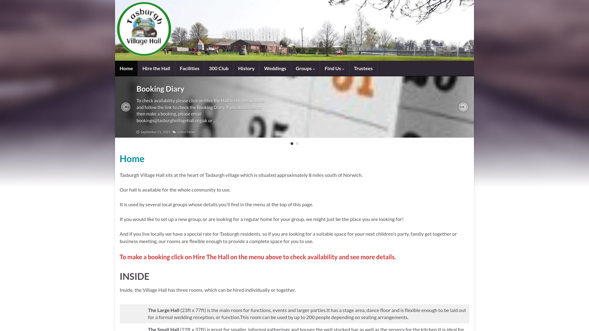 Website screenshot