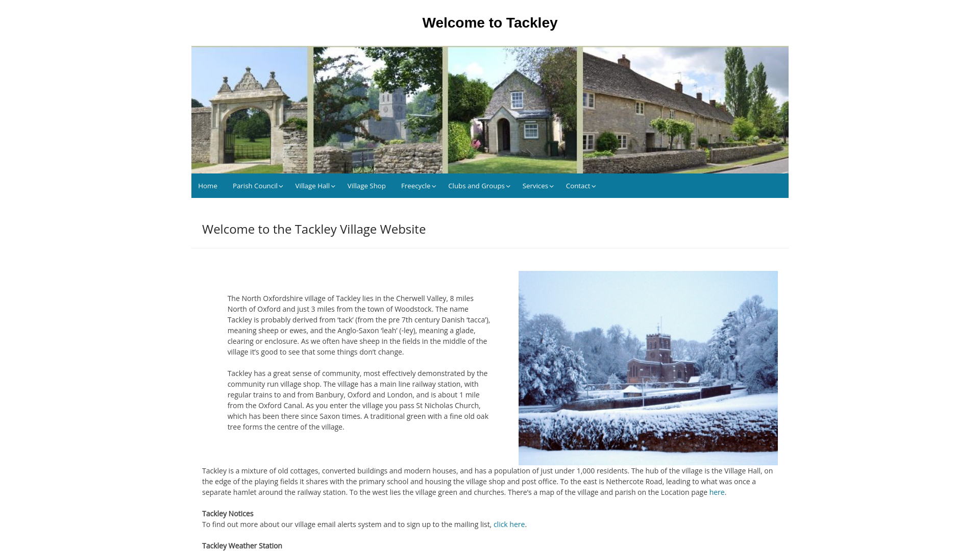 Website screenshot