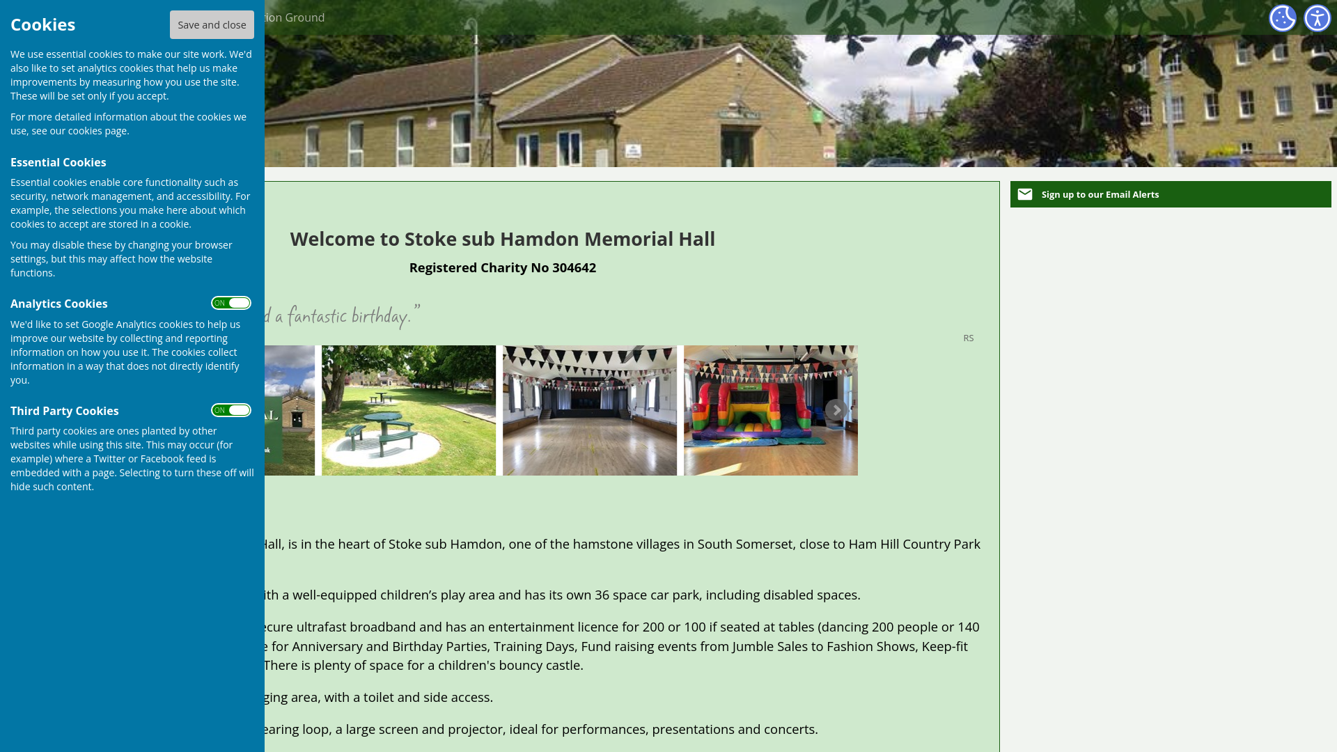 Website screenshot